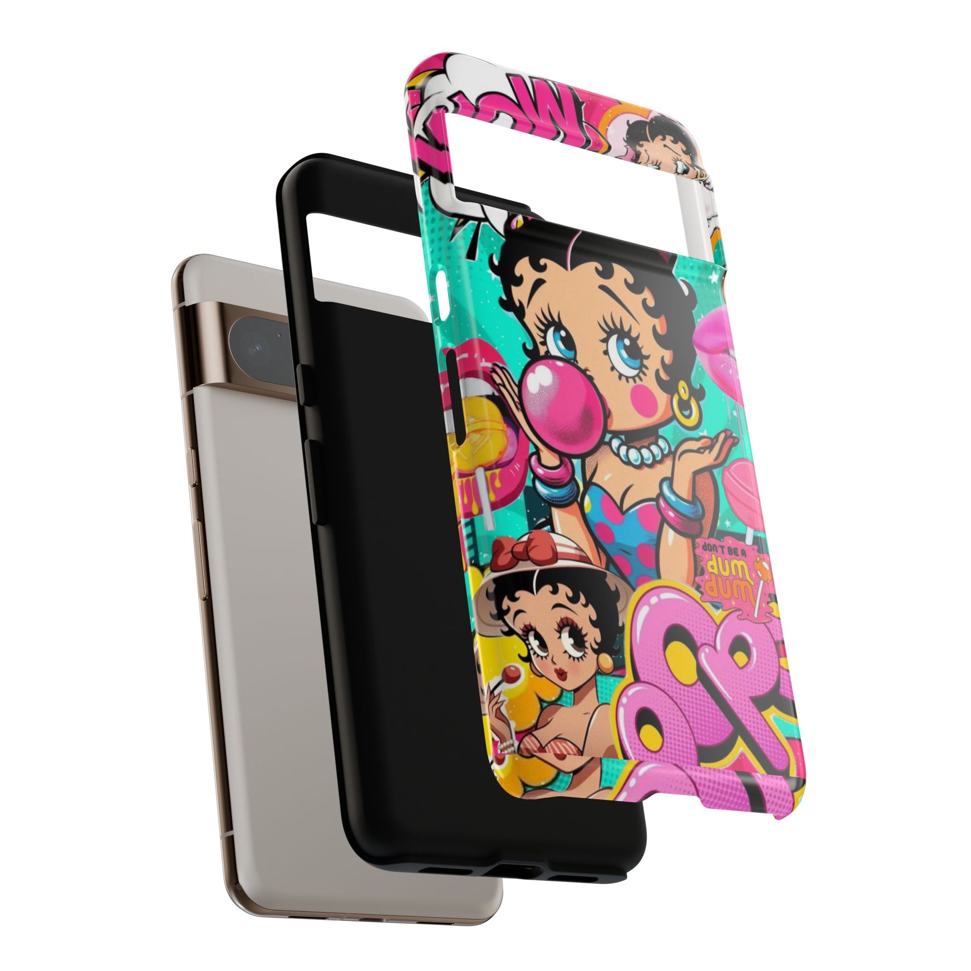 Betty Boop Comic Strip Phone Case for iPhone, Samsung Galaxy, & Pixel Phones