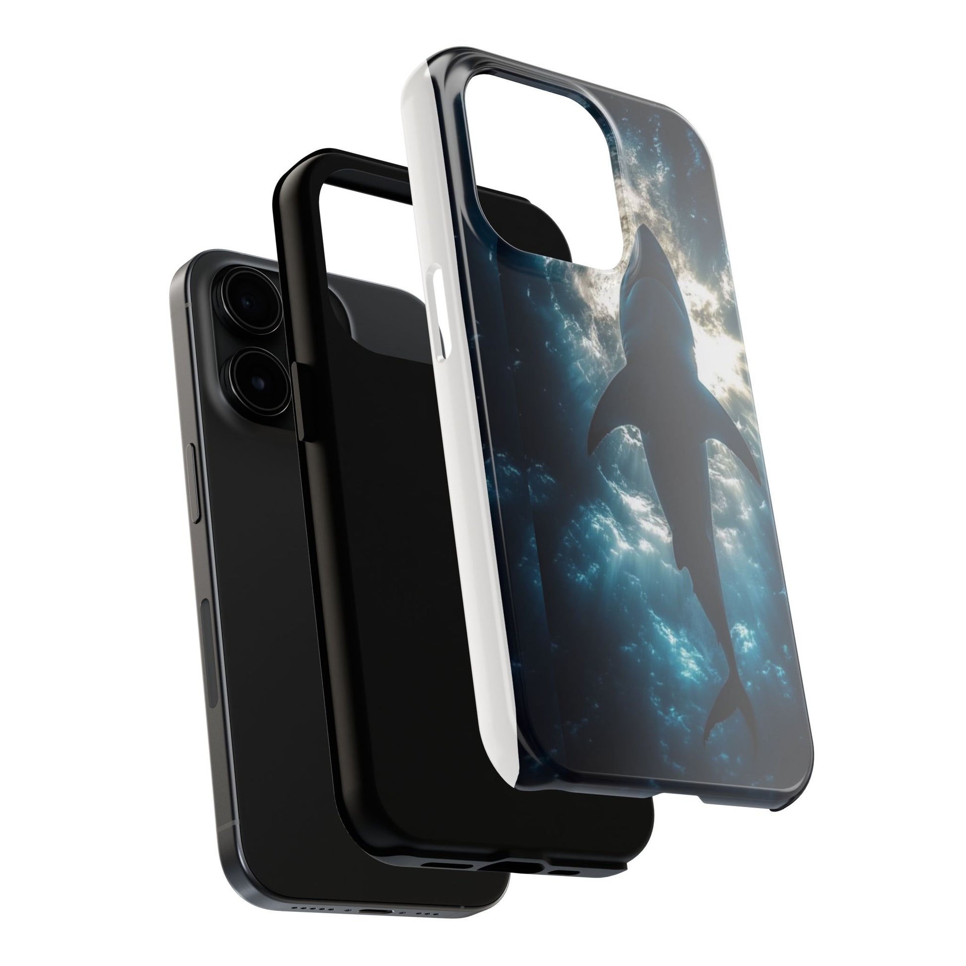 Great White Shark Themed Tough Phone Cases for Iphones & Samsung Phones