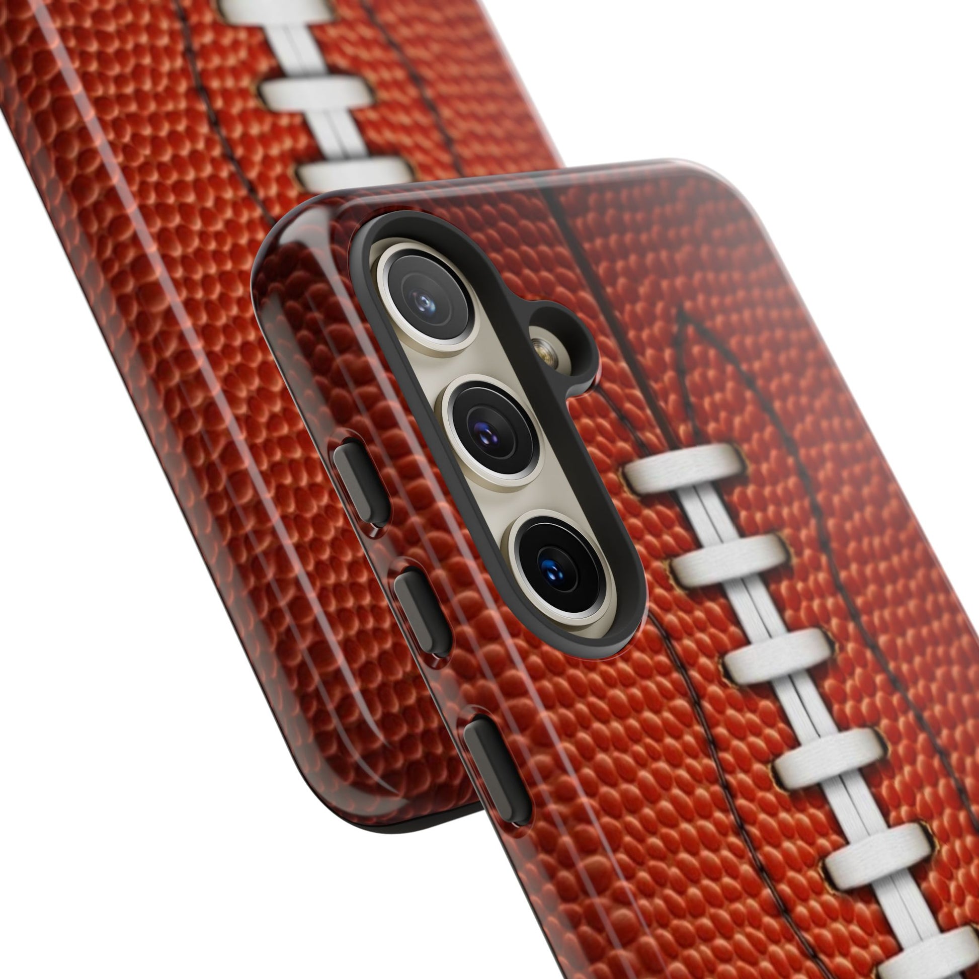 Football Pigskin Print Tough Cases for iPhones, Samsung, and Pixel