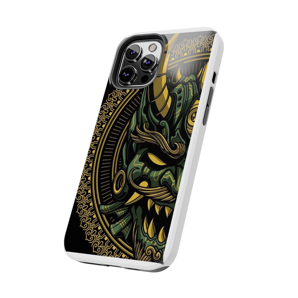 Kabuki Mask Theme Phone Cases for Iphones & Samsung Durable