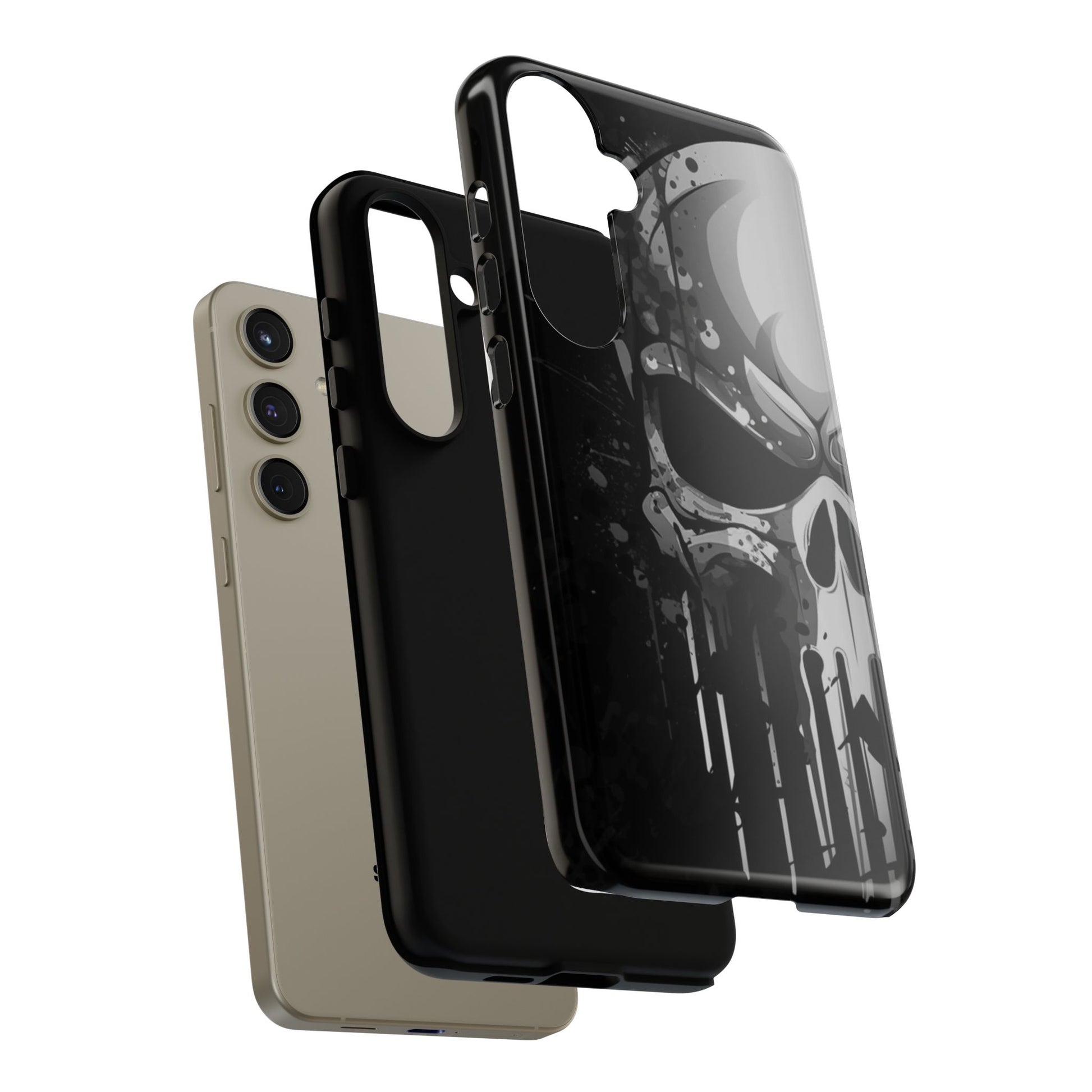 Punisher Skull Tough Cases for iPhones, Samsung, and Pixel