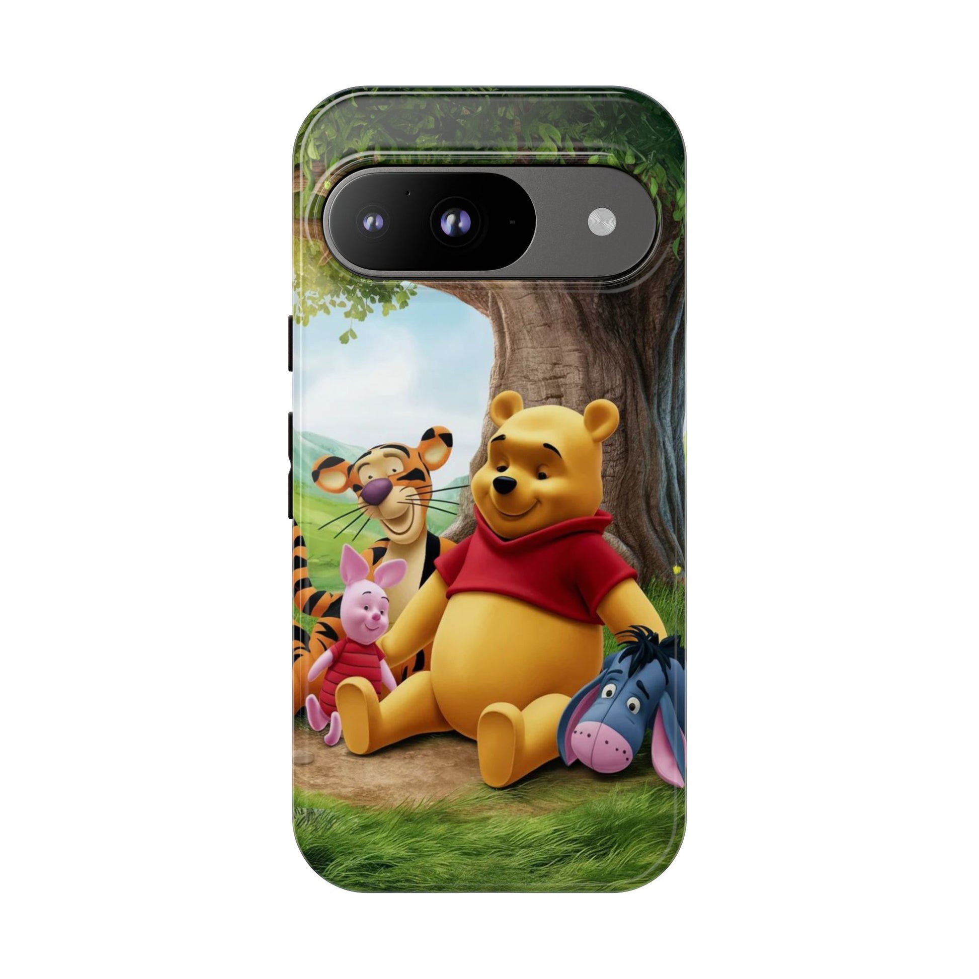 Cute Pooh Bear Phone Case, Tough Cases, Disney Phone for iPhones, Samsung, and Pixel