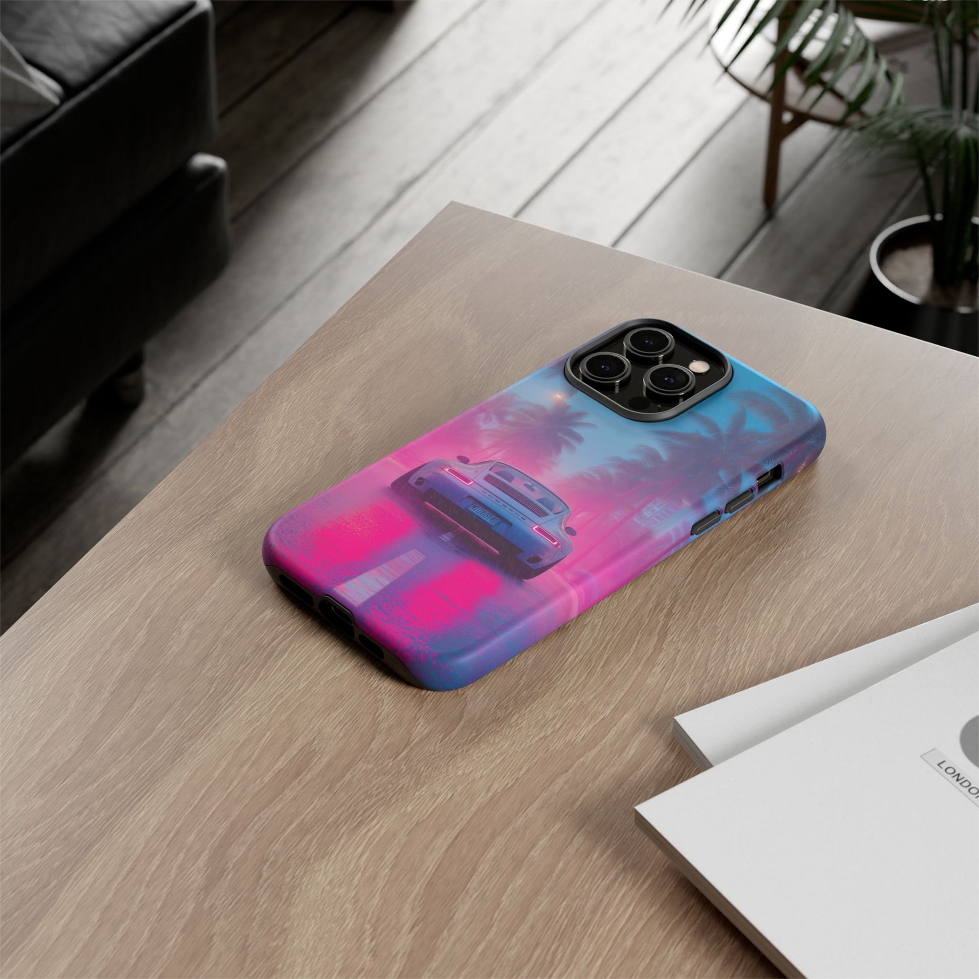 Miami Vice Porsche Phone Case for iPhone, Samsung Galaxy, & Pixel Phones
