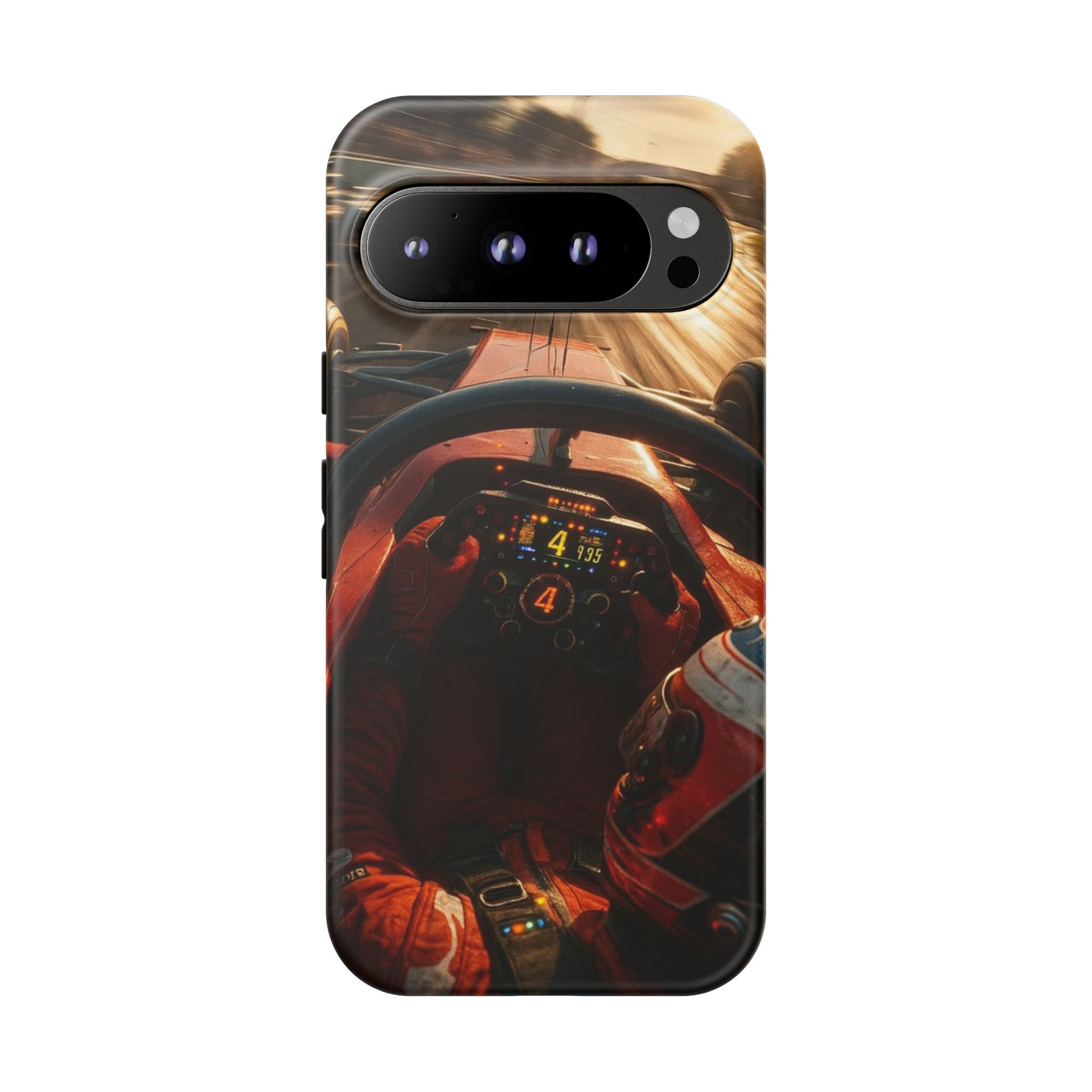 Formula 1 Cockpit Phone Case, Tough Cases for iPhones, Samsung, and Pixel