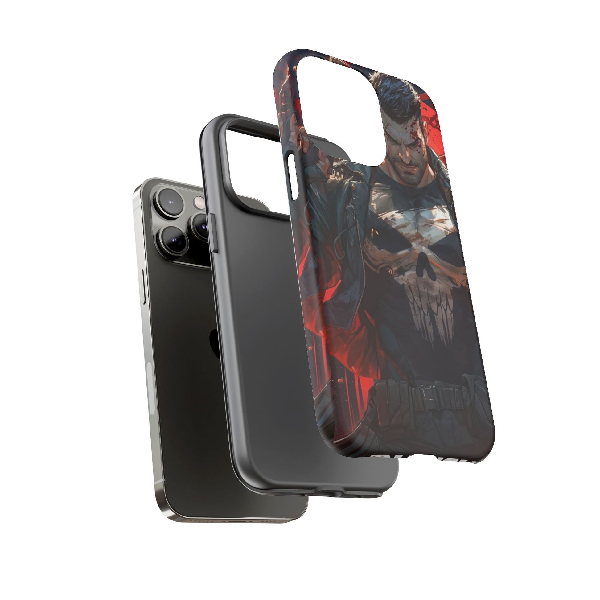 Punisher Tough Cases for iPhones, Samsung, and Pixel