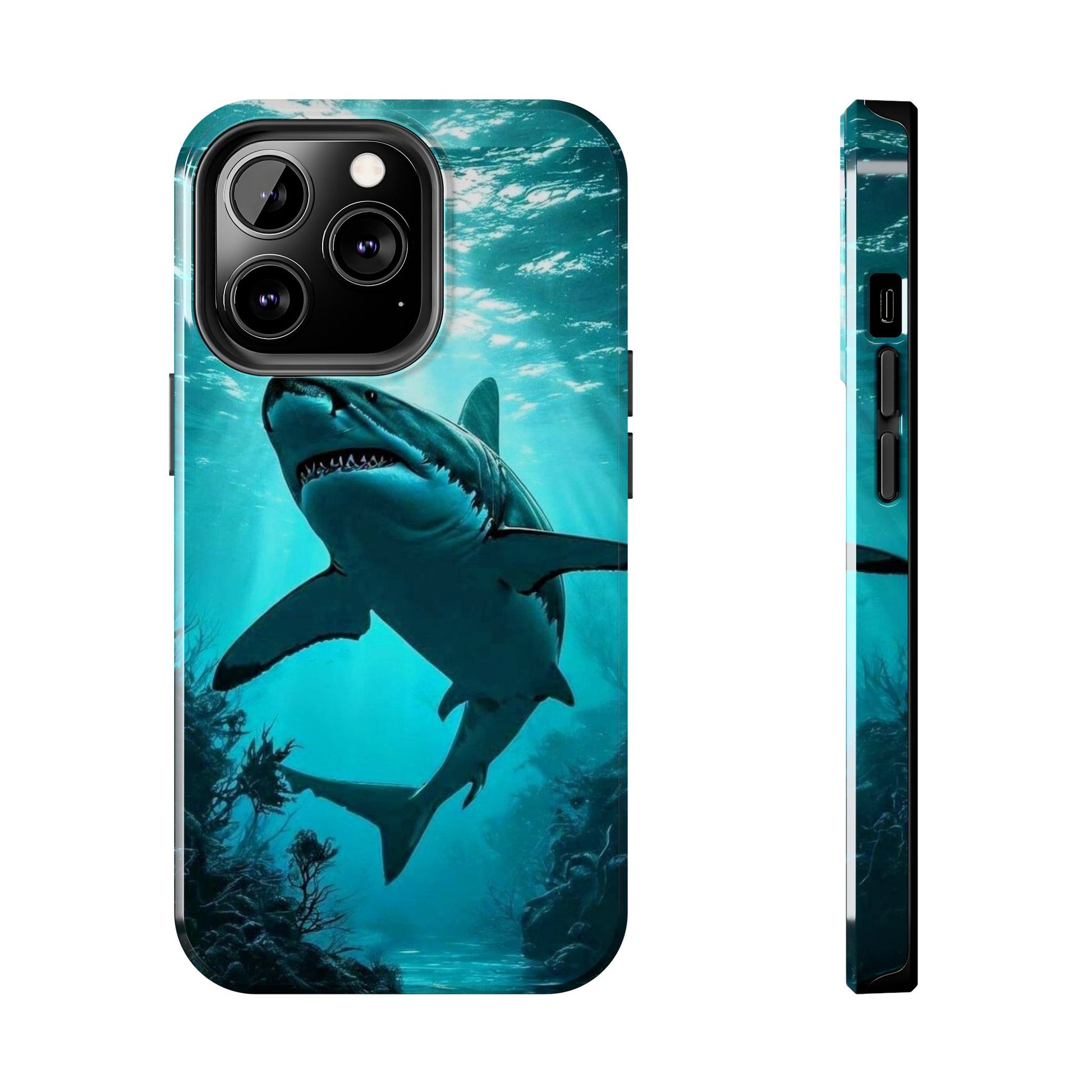 Killer Shark Theme Phone Cases for iPhones & Samsung Phones