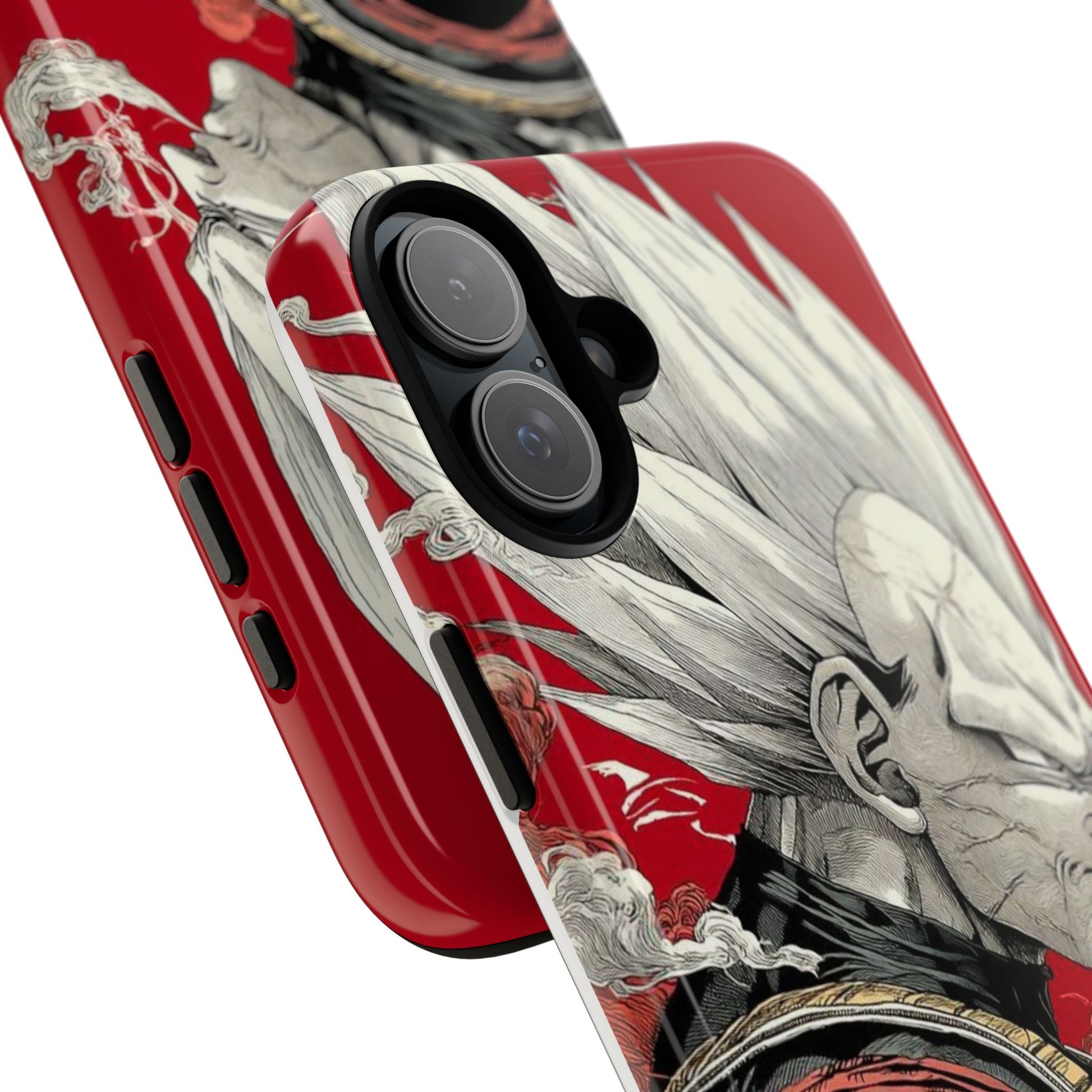 Dragon Ball Z Vegeta Anime Tough Cases for iPhones, Samsung, and Pixel