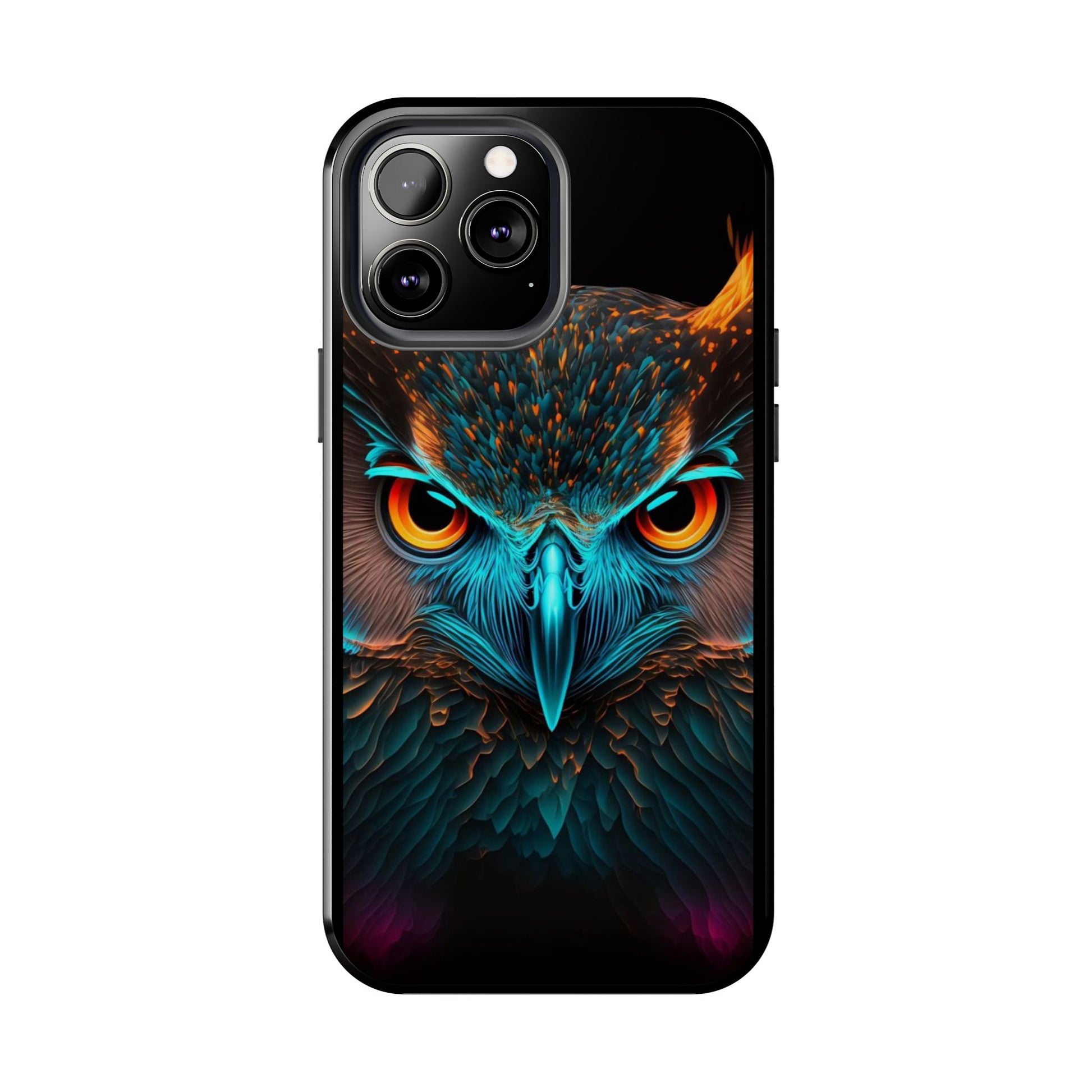 Neon Owl Theme Phone Cases for iPhones & Samsung Phones