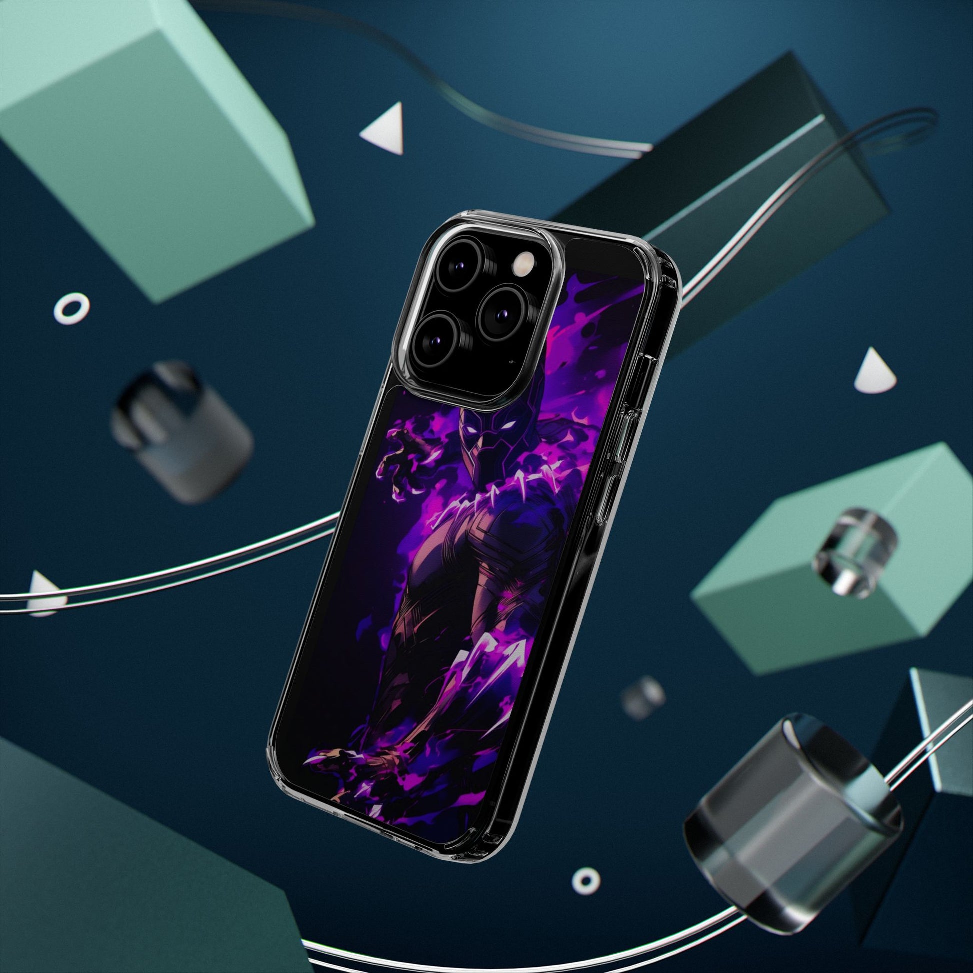 King of Wakanda Super Black Panther iPhone & Samsung Case, Wireless Charging compatible