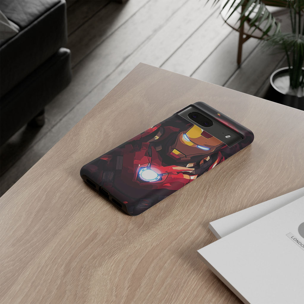 Invincible Iron Man Tough Cases for iPhones, Samsung, and Pixel