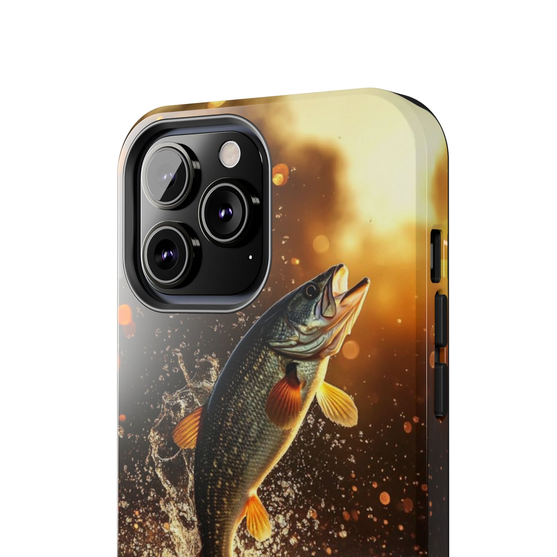 Jumping Bass Fish Theme Phone Cases for iPhones & Samsung Phones