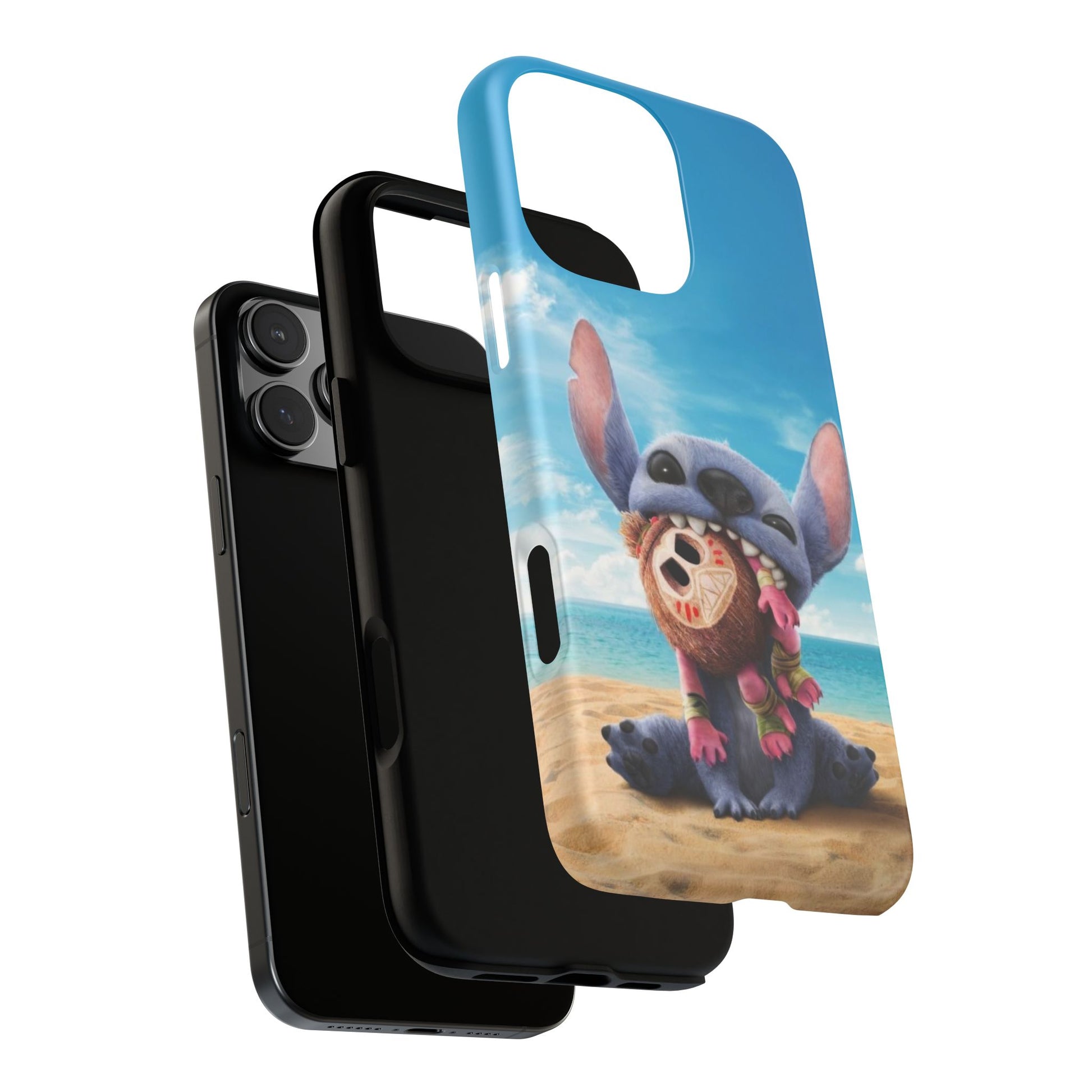 Stitch Beach Sunset Landscape Phone Case for iPhone, Samsung Galaxy, & Pixel Phones