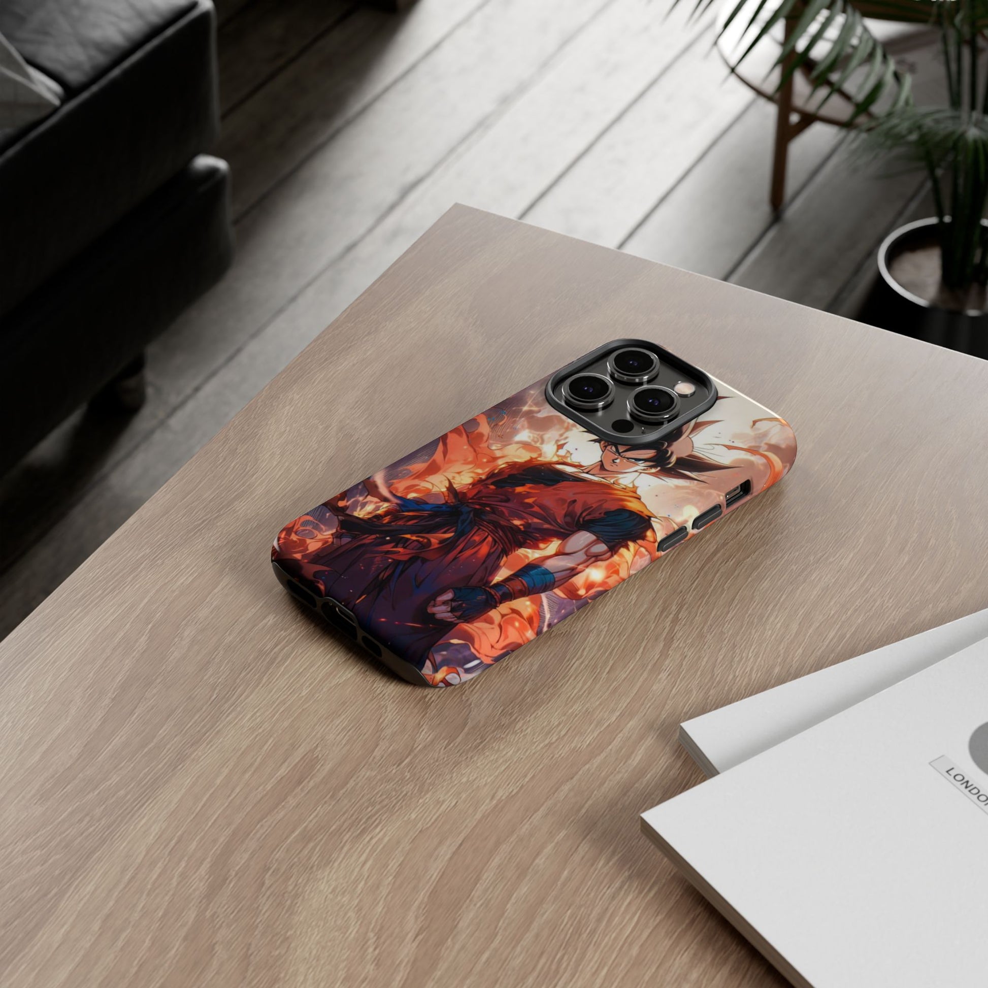 Anime Manga Dragon Ball Z Goku Tough Cases for iPhones, Samsung, and Pixel