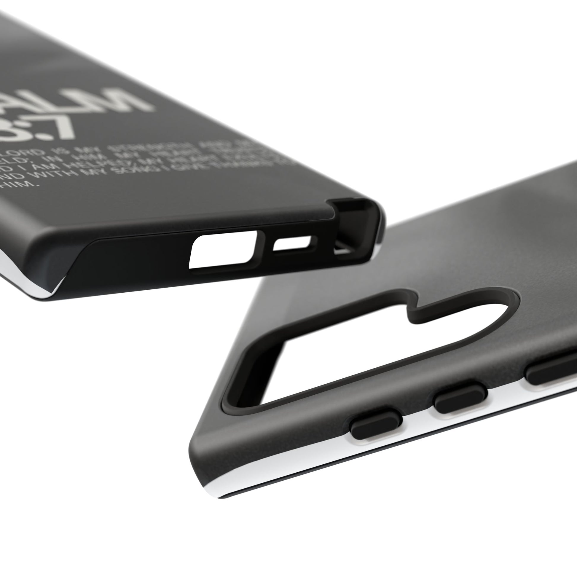 Christian Themed Psalms 28:7 Phone Case, Tough Cases for iPhones, Samsung, and Pixel