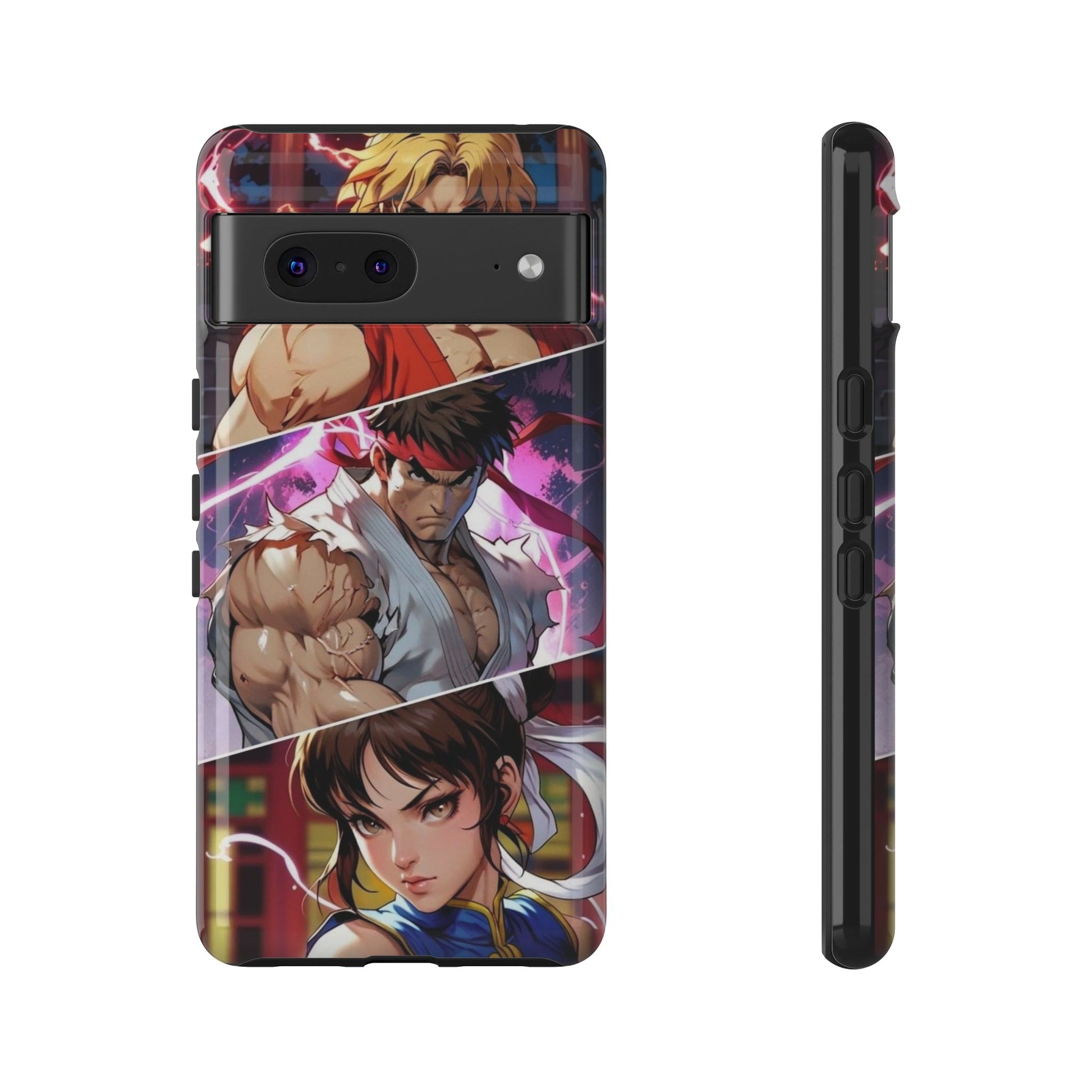 Street Fighter Gamer Theme Tough Cases for iPhones, Samsung, and Pixel