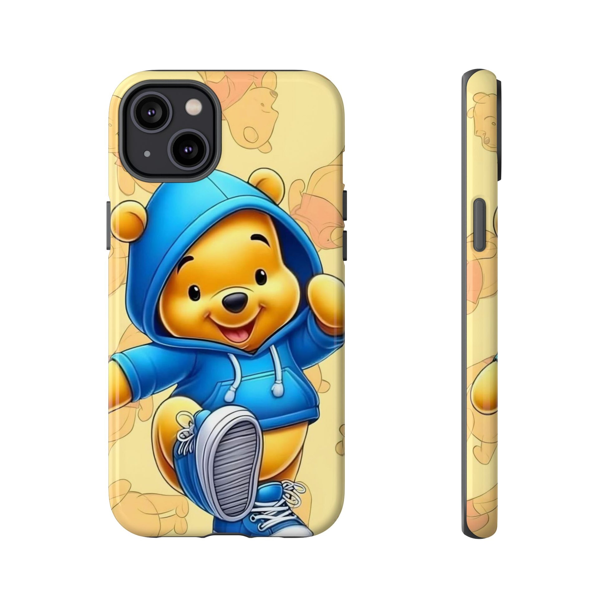 Cute Pooh Bear Phone Case, Tough Case