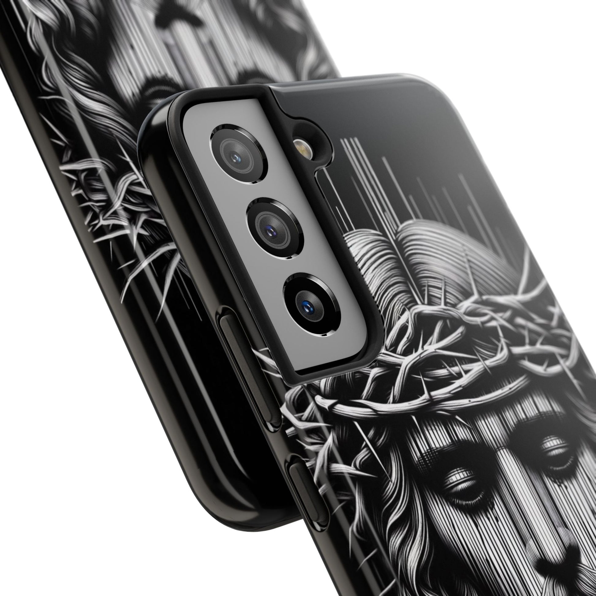 Jesus The King Crown Christian Phone Cases for iPhones & Samsung Phones