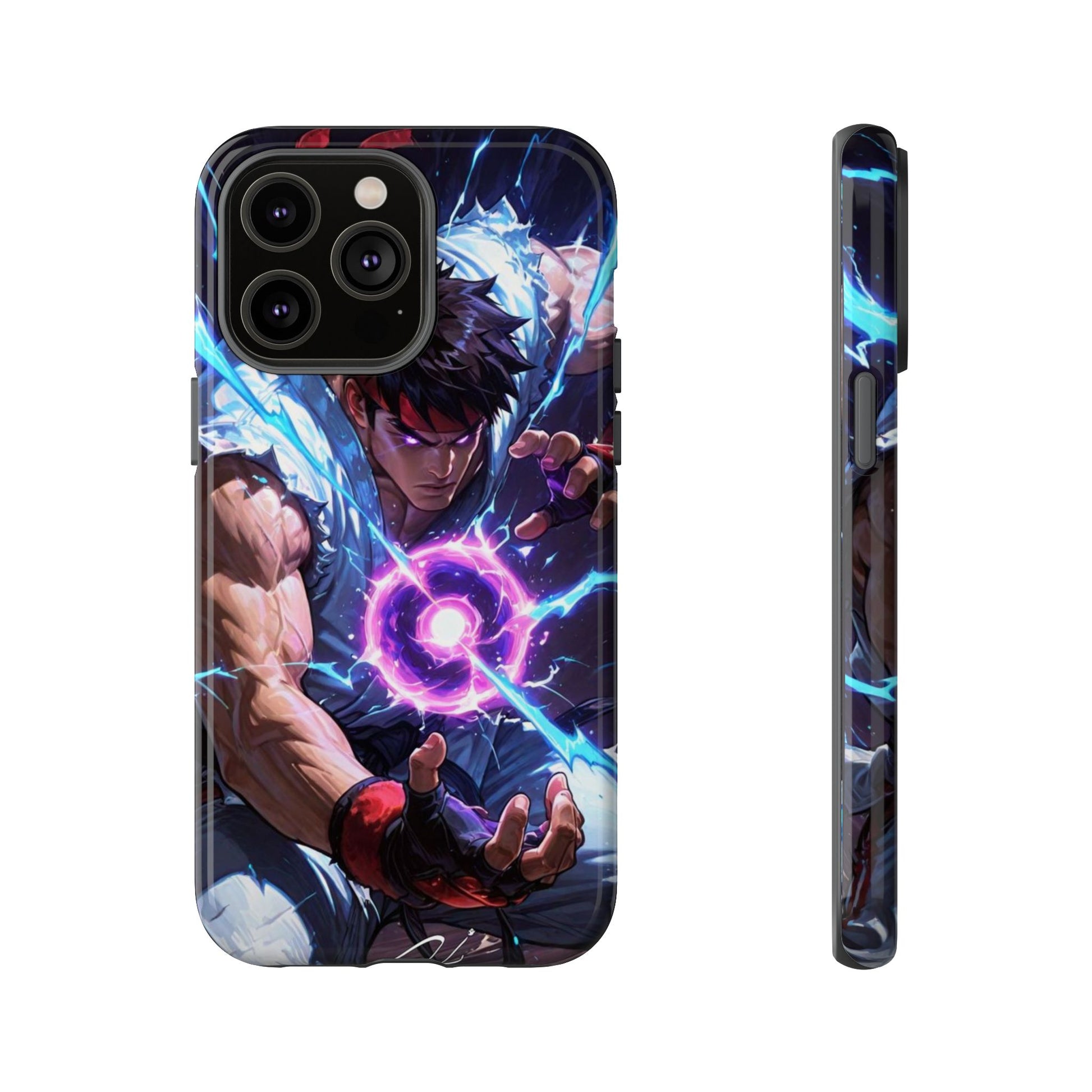 Street Fighter Ryu Gamer Art Tough Cases for iPhones, Samsung, and Pixel