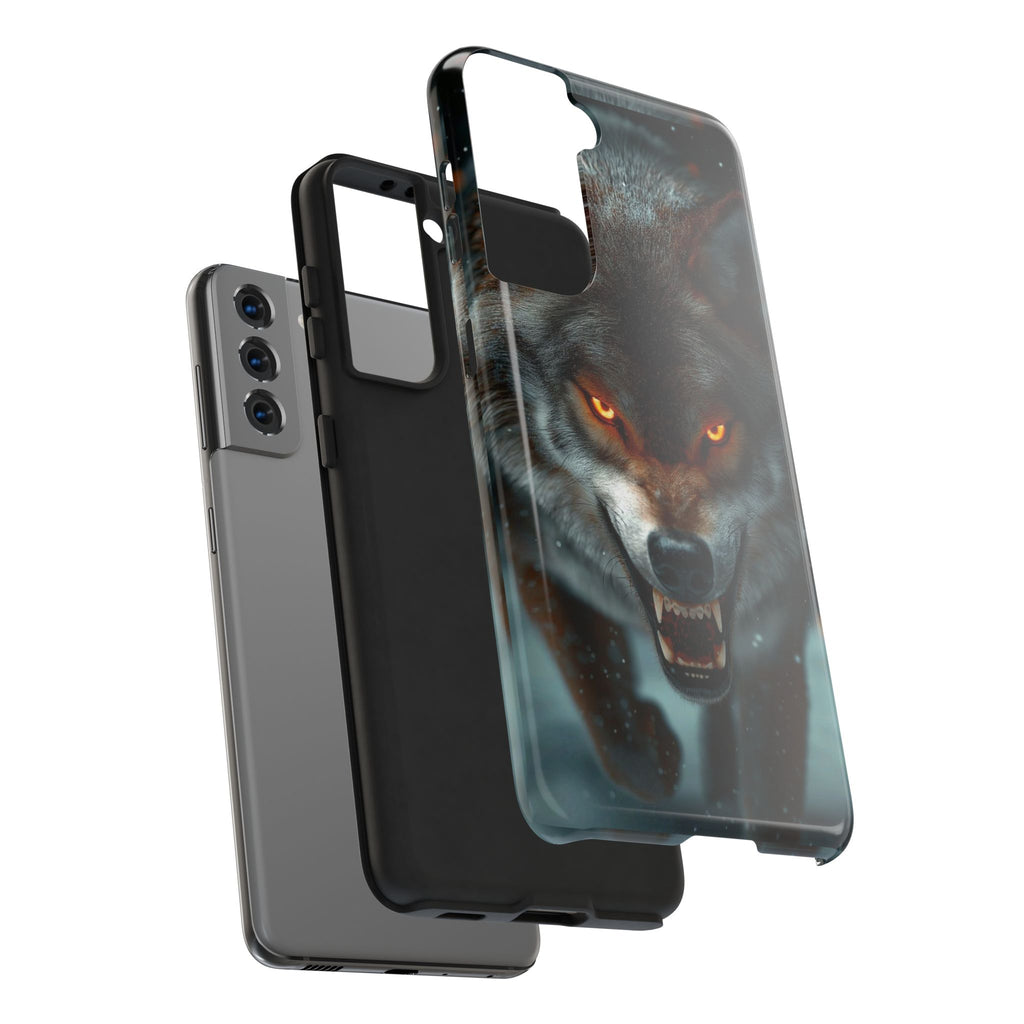 Alpha Male Wolf Themed Tough Phone Cases for Iphones & Samsung Phones