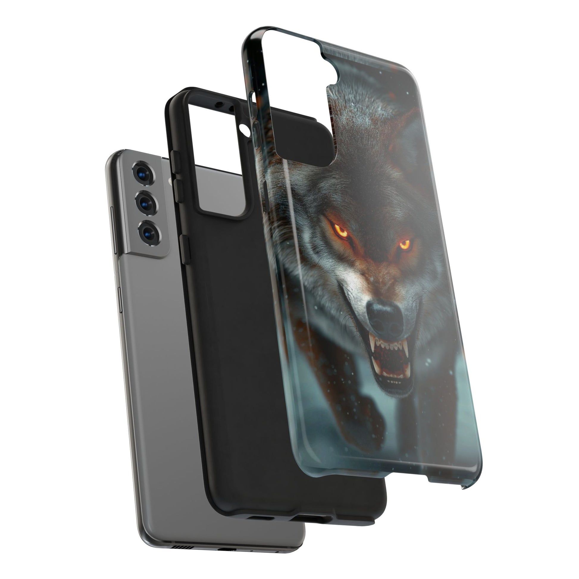 Alpha Male Wolf Themed Tough Phone Cases for Iphones & Samsung Phones