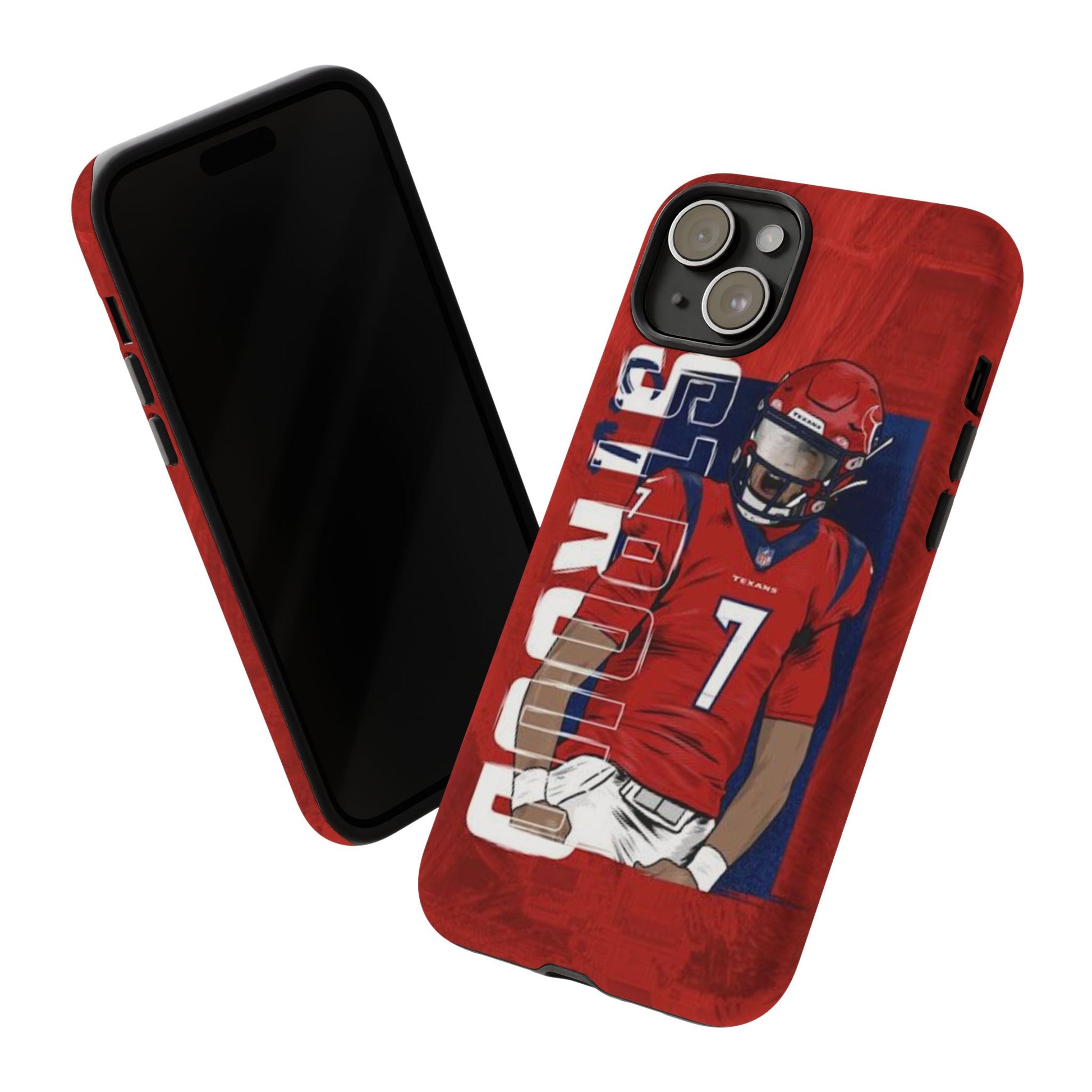 Houston Texans Football CJ Stroud Tough Cases for iPhones, Samsung, and Pixel