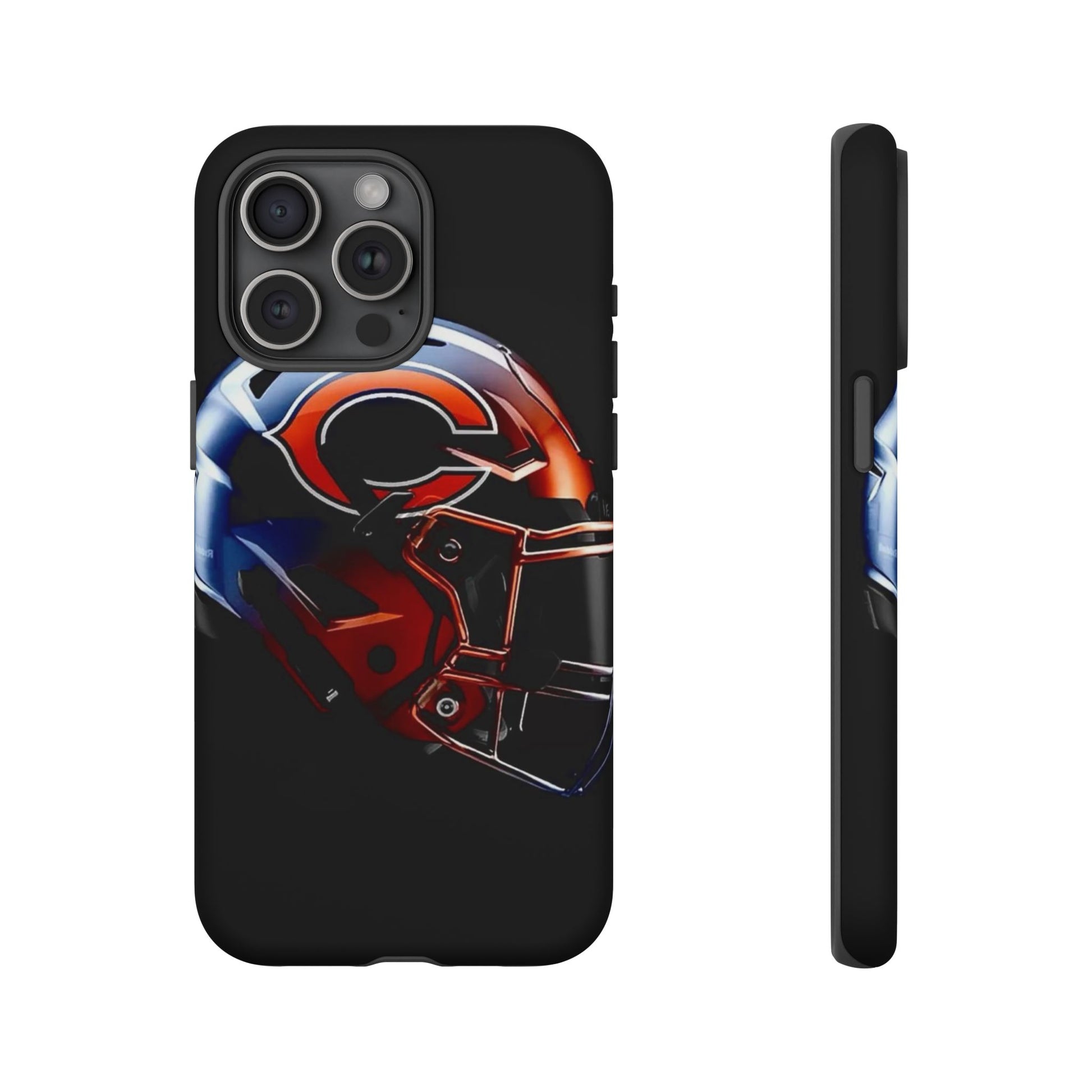 Football Helmet Chicago Bears Phone Case, Tough Cases for iPhones, Samsung, and Pixel