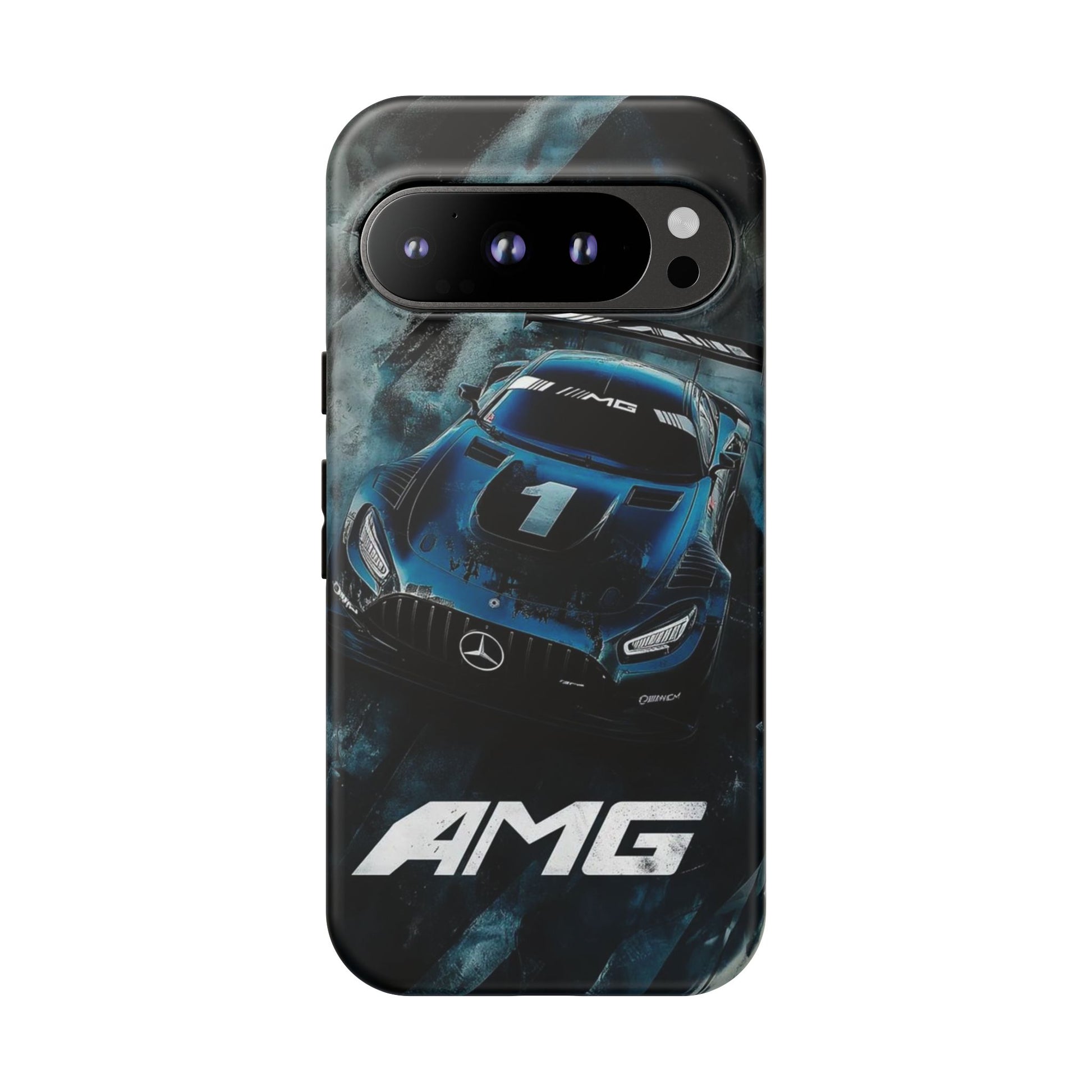 Mercedes AMG Racing Car Tough Cases for iPhones, Samsung, and Pixel