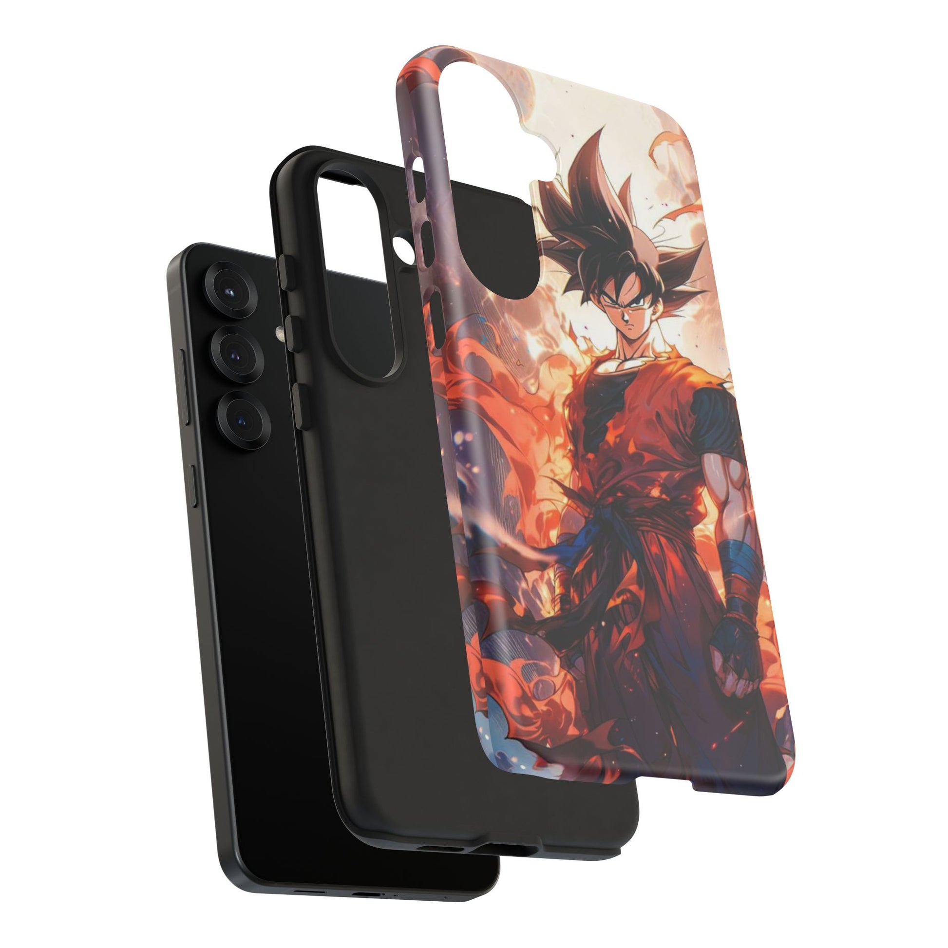 Anime Manga Dragon Ball Z Goku Tough Cases for iPhones, Samsung, and Pixel