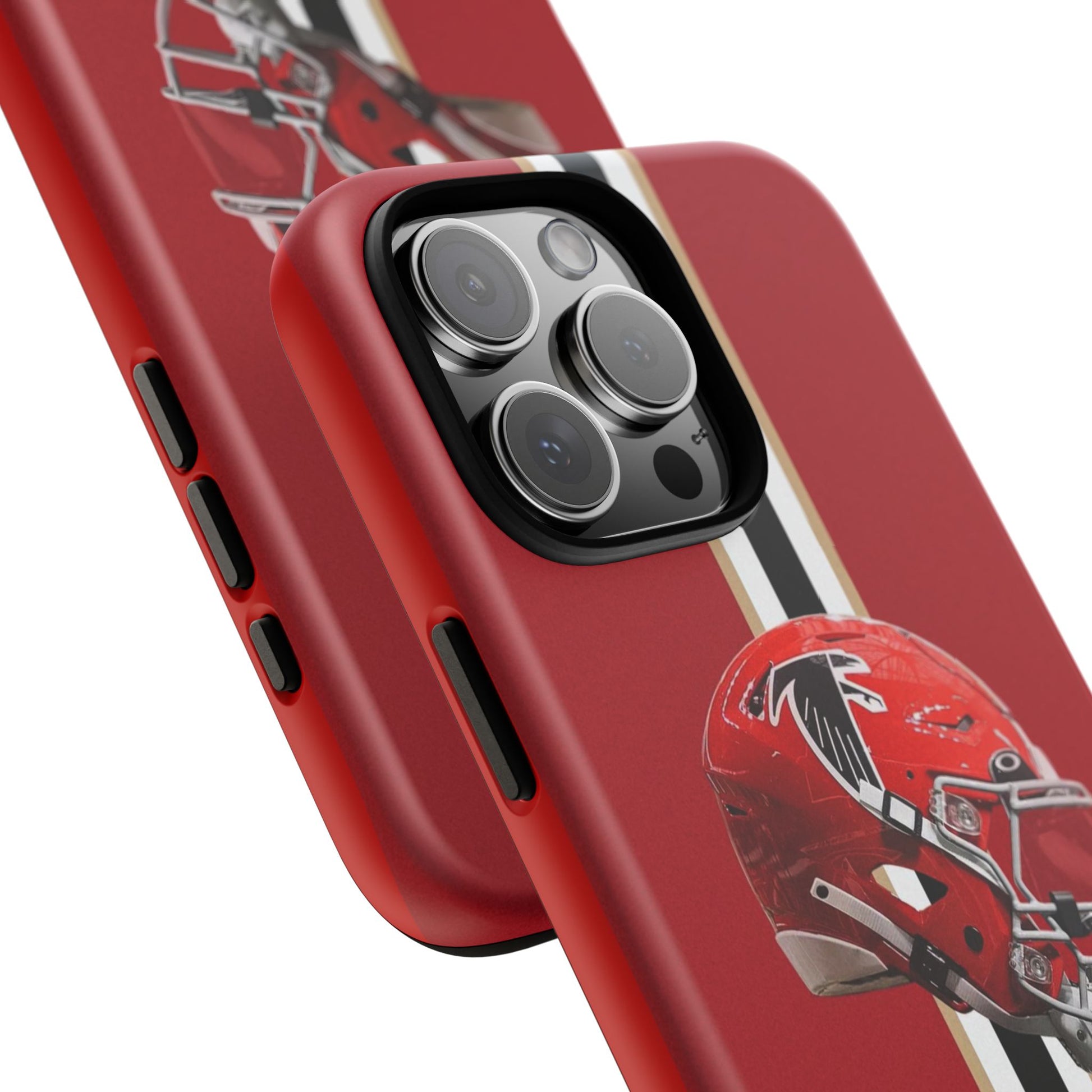 Atlanta Falcons Football Helmet Logo Tough Cases for iPhones, Samsung, and Pixel