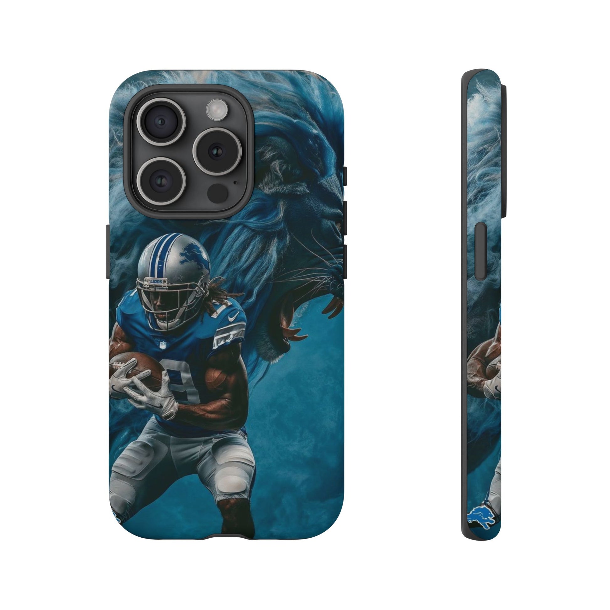 Detroit Lions Player Football Phone Case, Tough Cases for iPhones, Samsung, and Pixel
