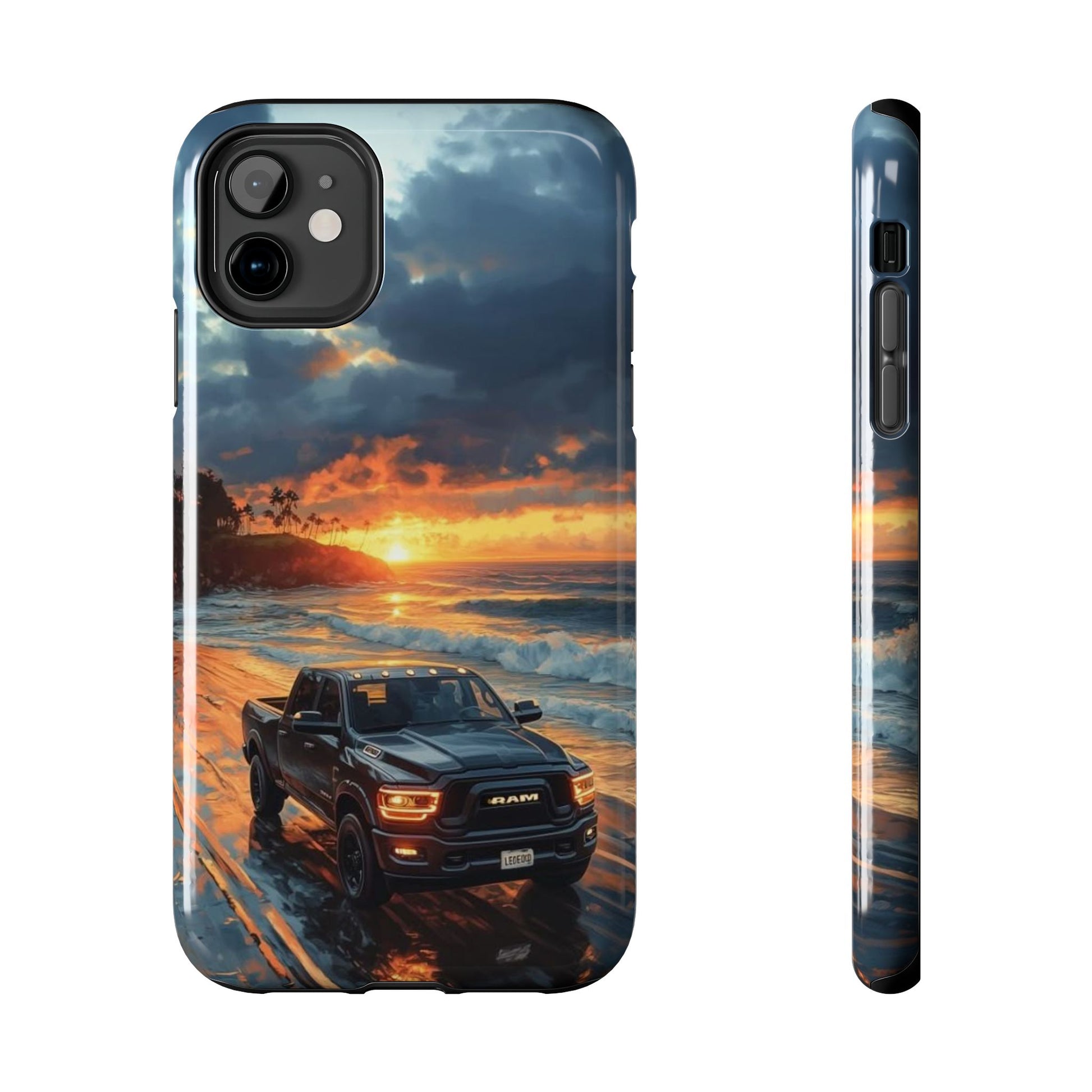 Dodge Ram Beach Phone Cases for Iphones & Samsung Phones Durable