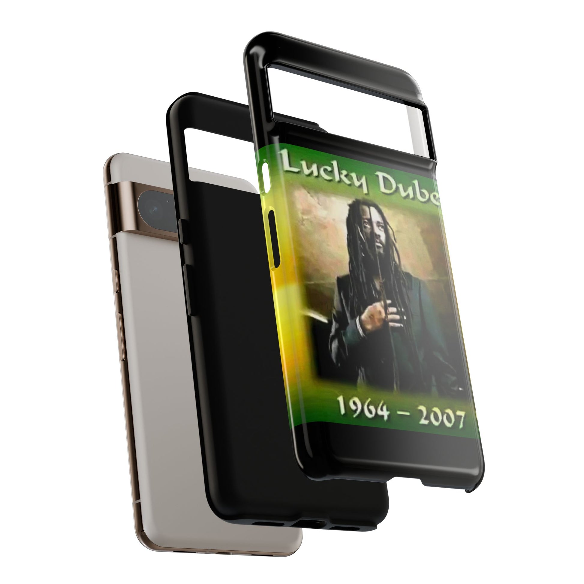 Lucky Dube Tough Cases for iPhones, Samsung, and Pixel