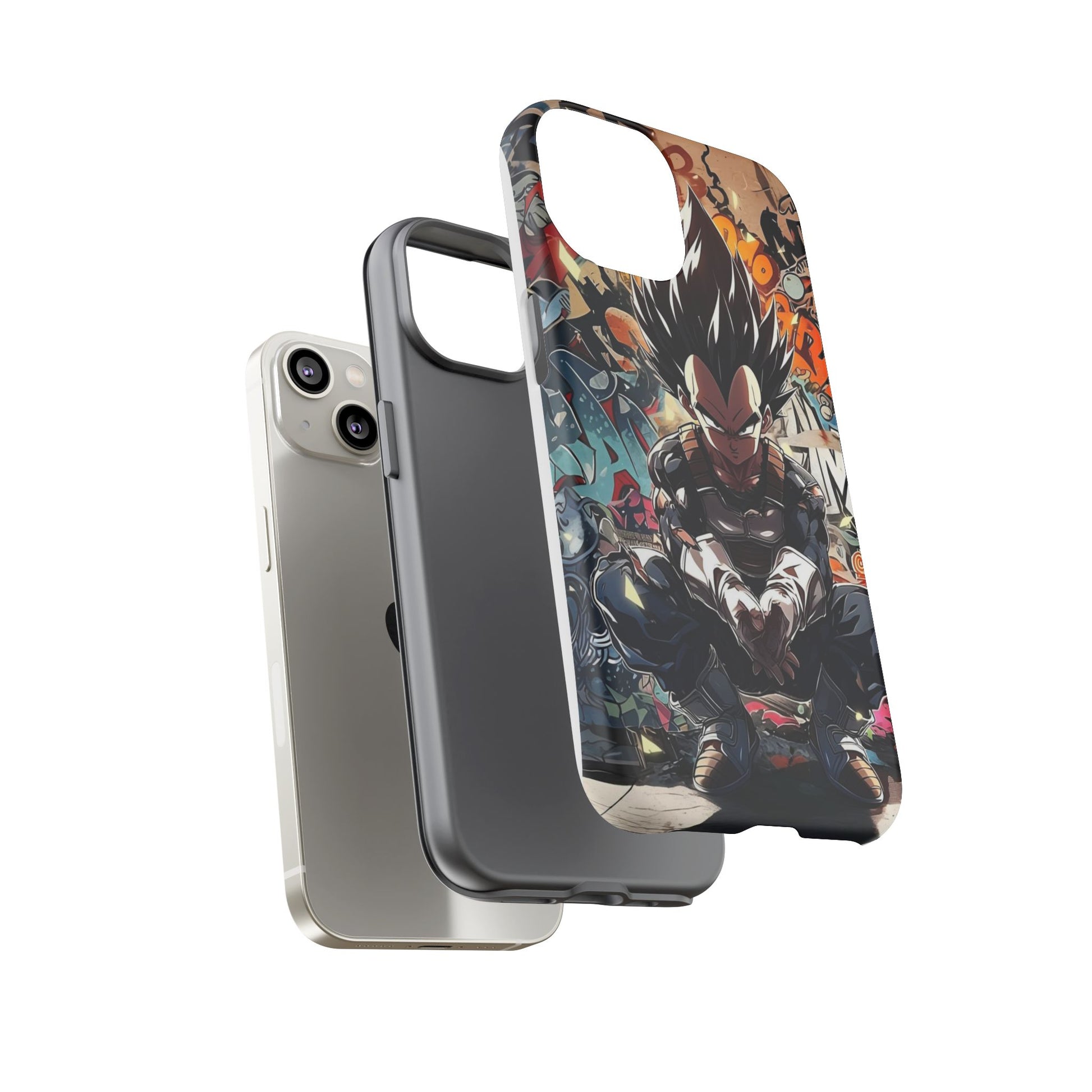 Anime Vegeta Dragon ball Z Tough Cases for iPhones, Samsung, and Pixel