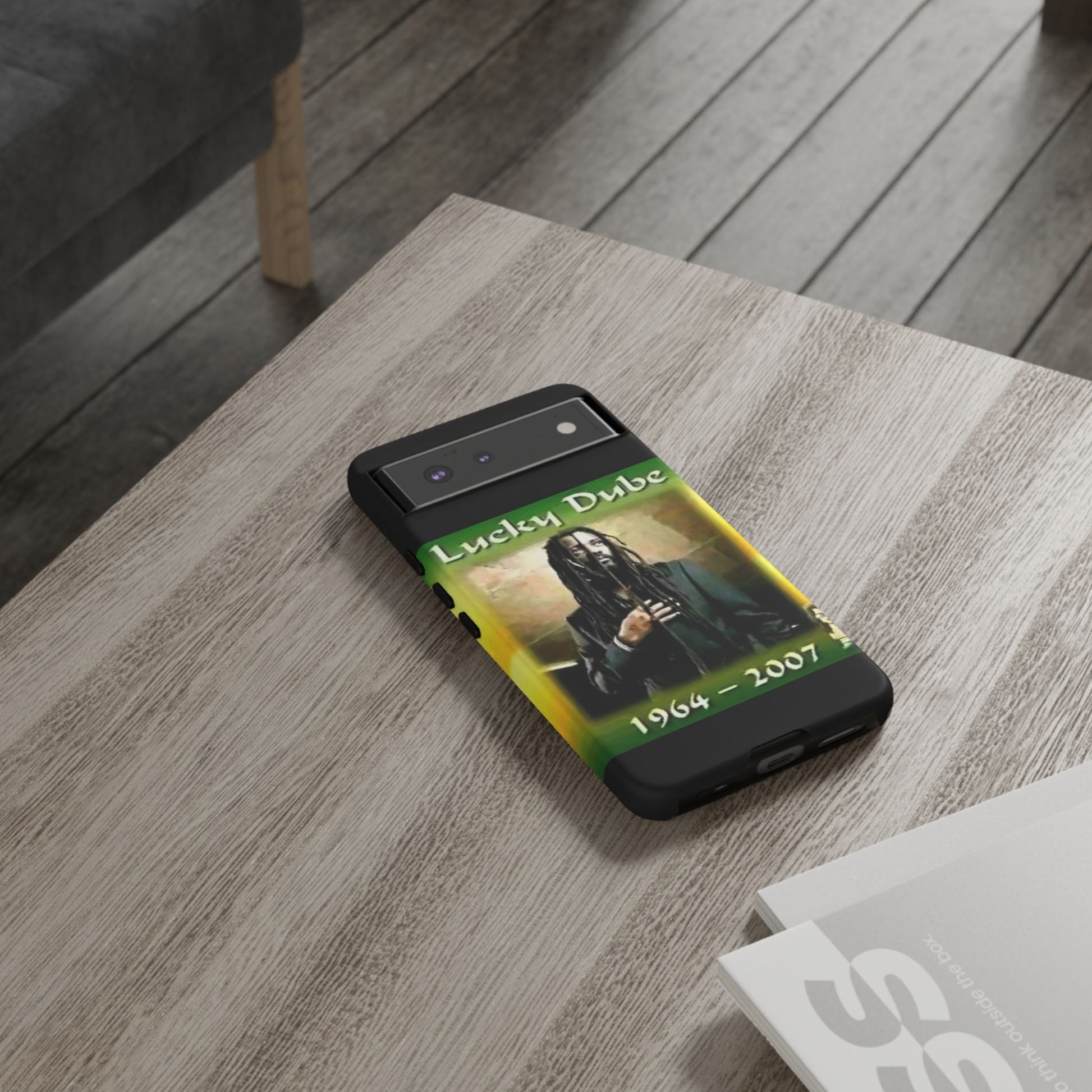 Lucky Dube Tough Cases for iPhones, Samsung, and Pixel
