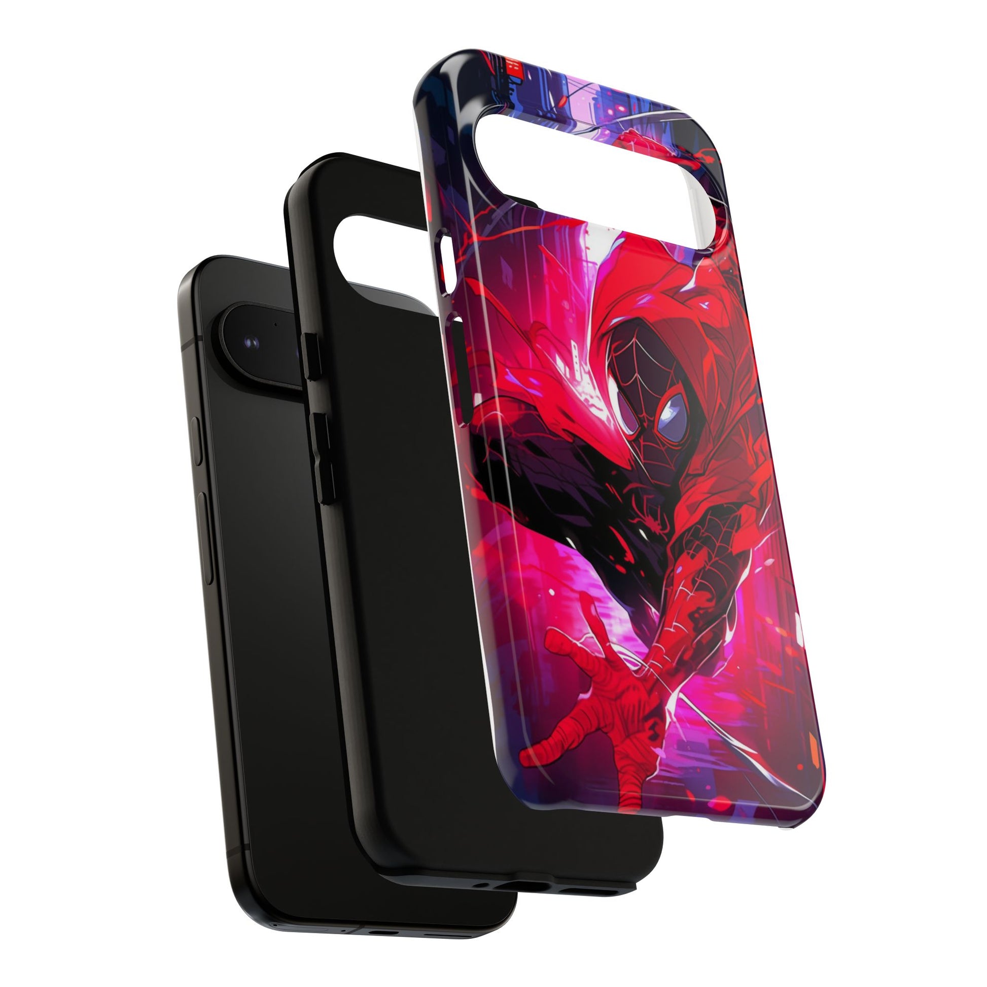 Miles Morales Spiderman Phone Case, Tough Cases for iPhones, Samsung, and Pixel