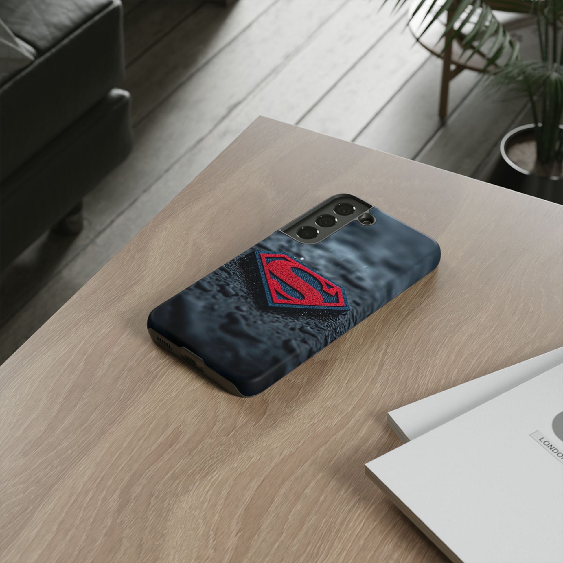 Superman Logo Tough Cases for iPhones, Samsung, and Pixel