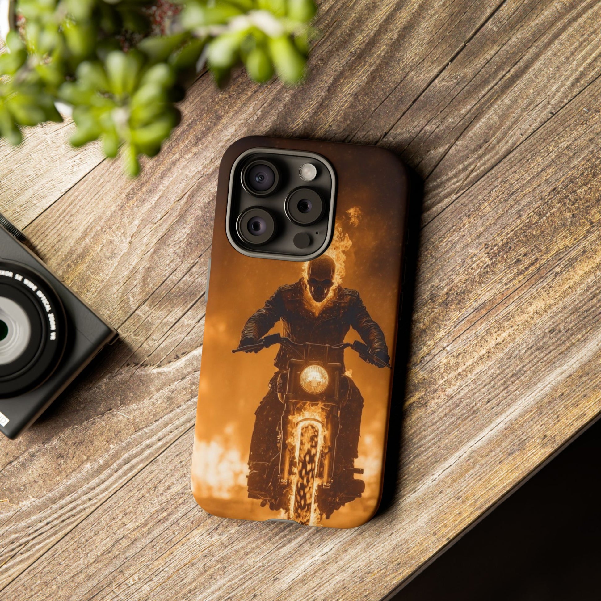 Marvel's Ghostrider Tough Cases for iPhones, Samsung, and Pixel