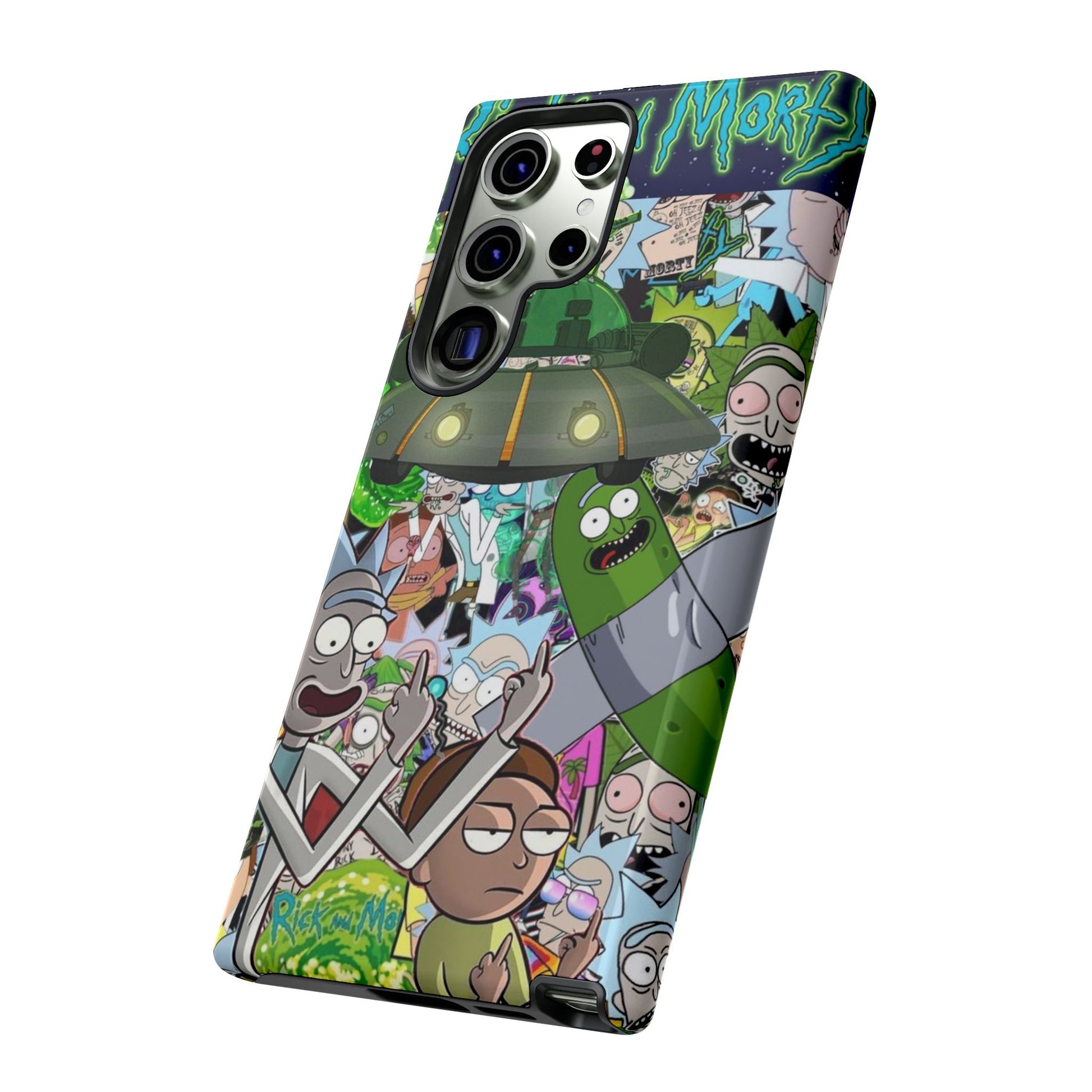 Rick and Morty Phone Case, Tough Cases for iPhones, Samsung, and Pixel