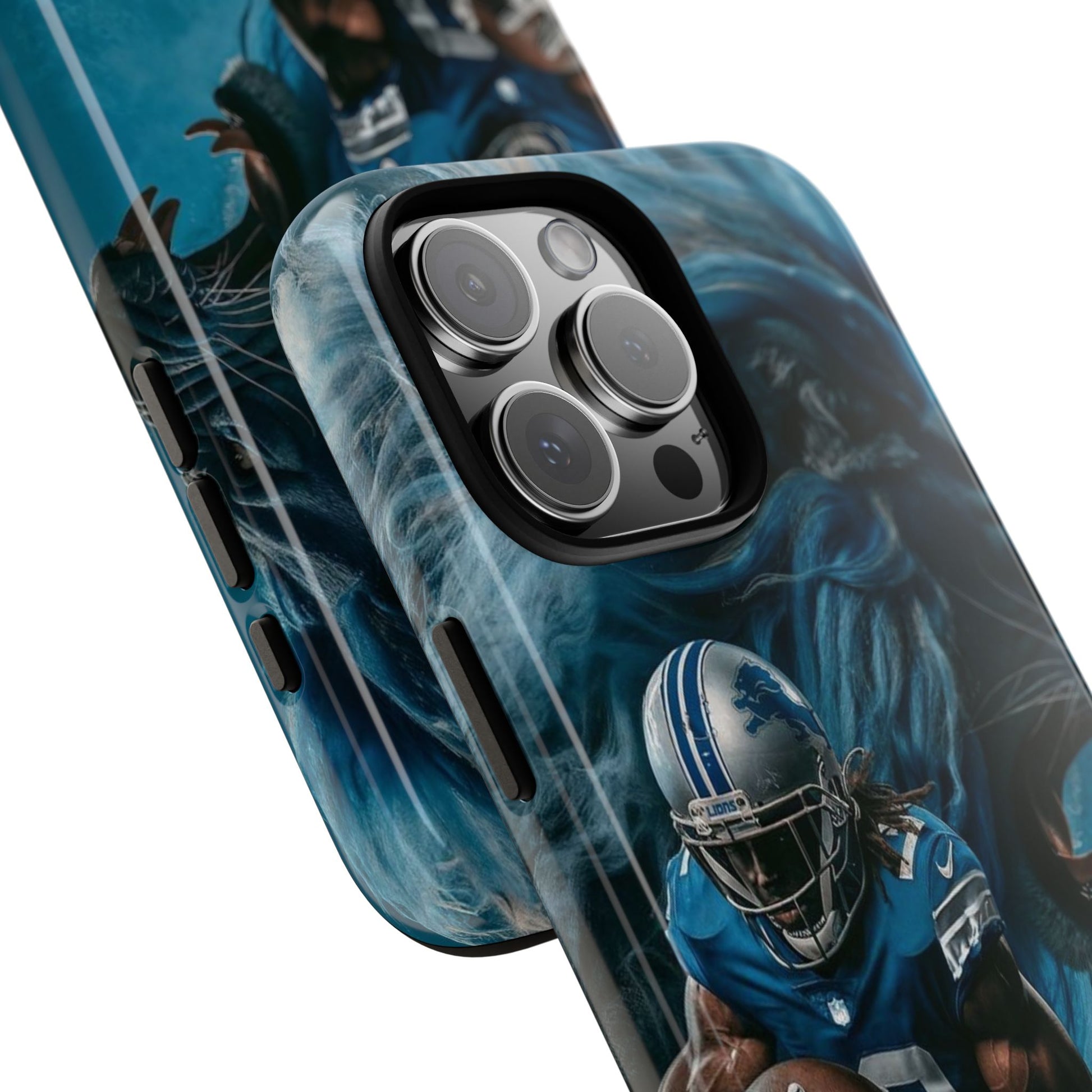 Detroit Lions Player Football Phone Case, Tough Cases for iPhones, Samsung, and Pixel
