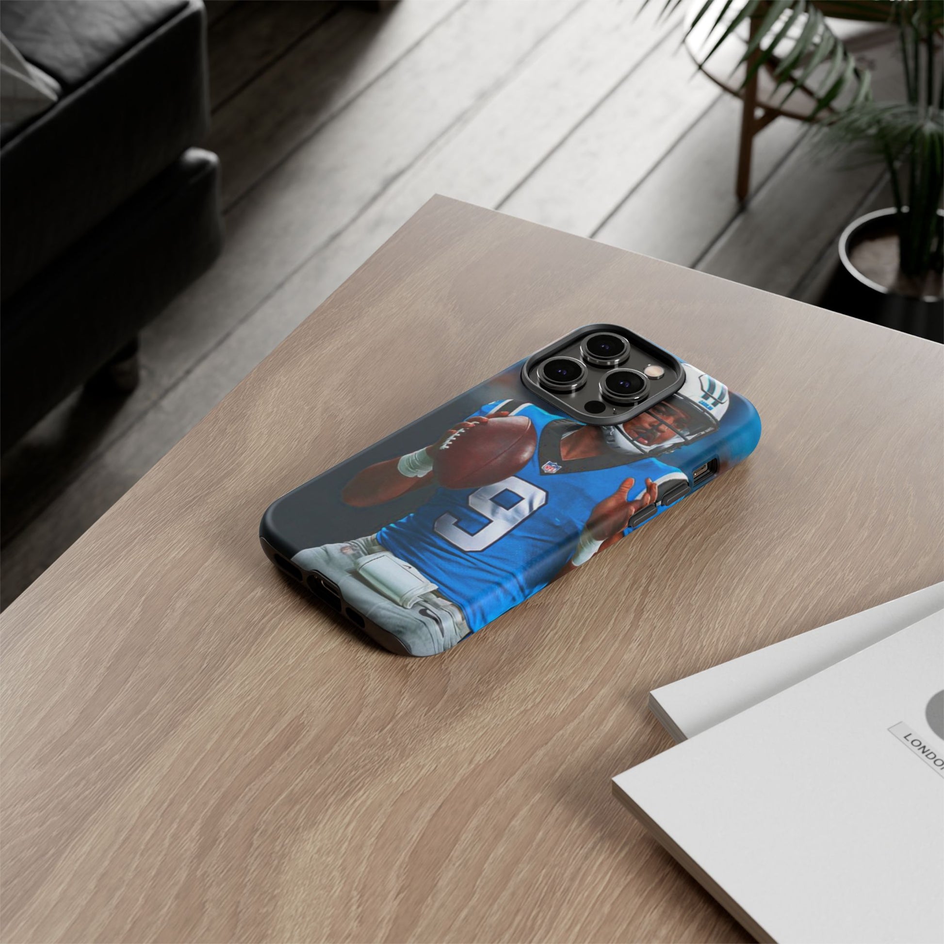 Carolina Panthers Bryce Young Football Tough Cases for iPhones, Samsung, and Pixel