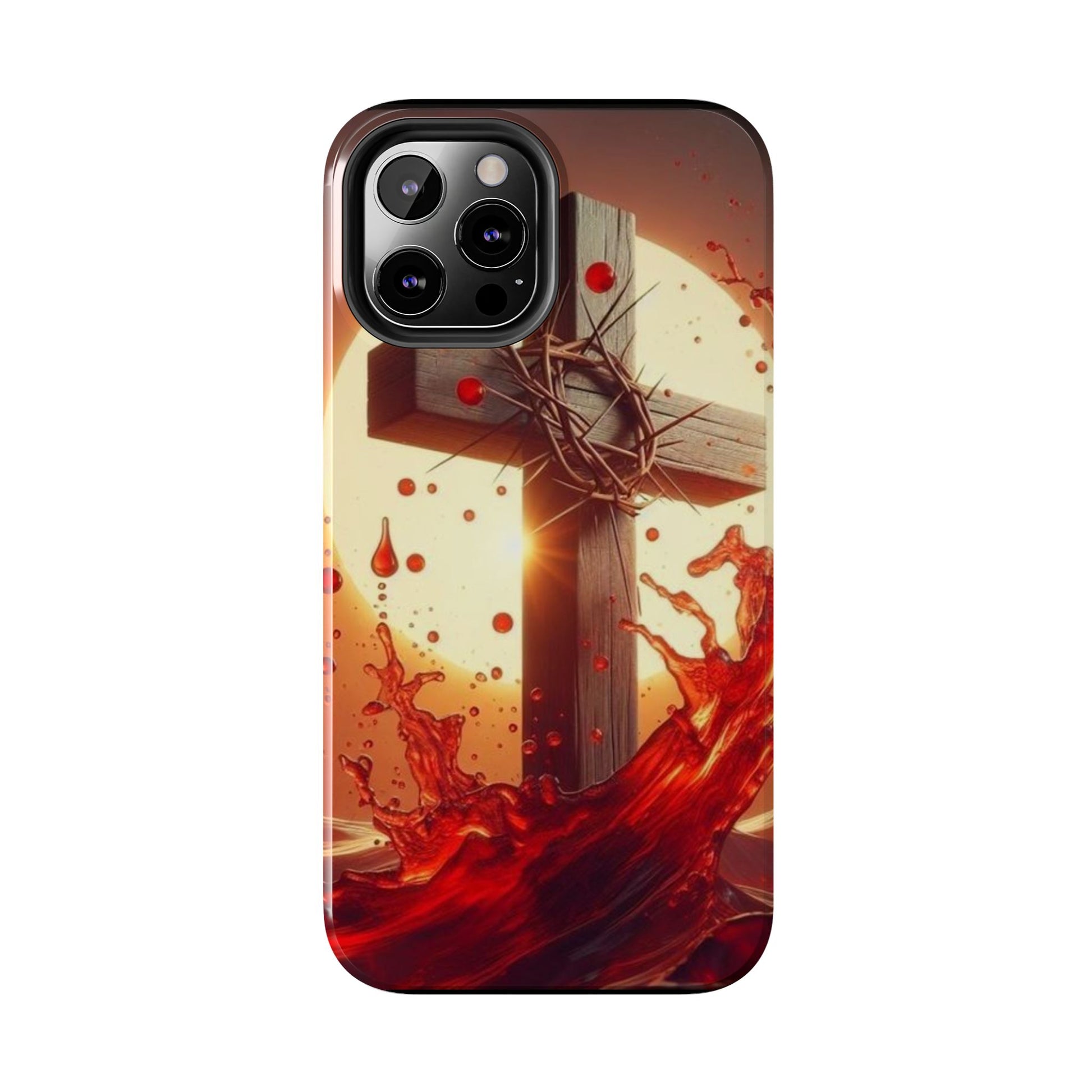 Blood of Christ Christian Theme Phone Cases for iPhones & Samsung Phones