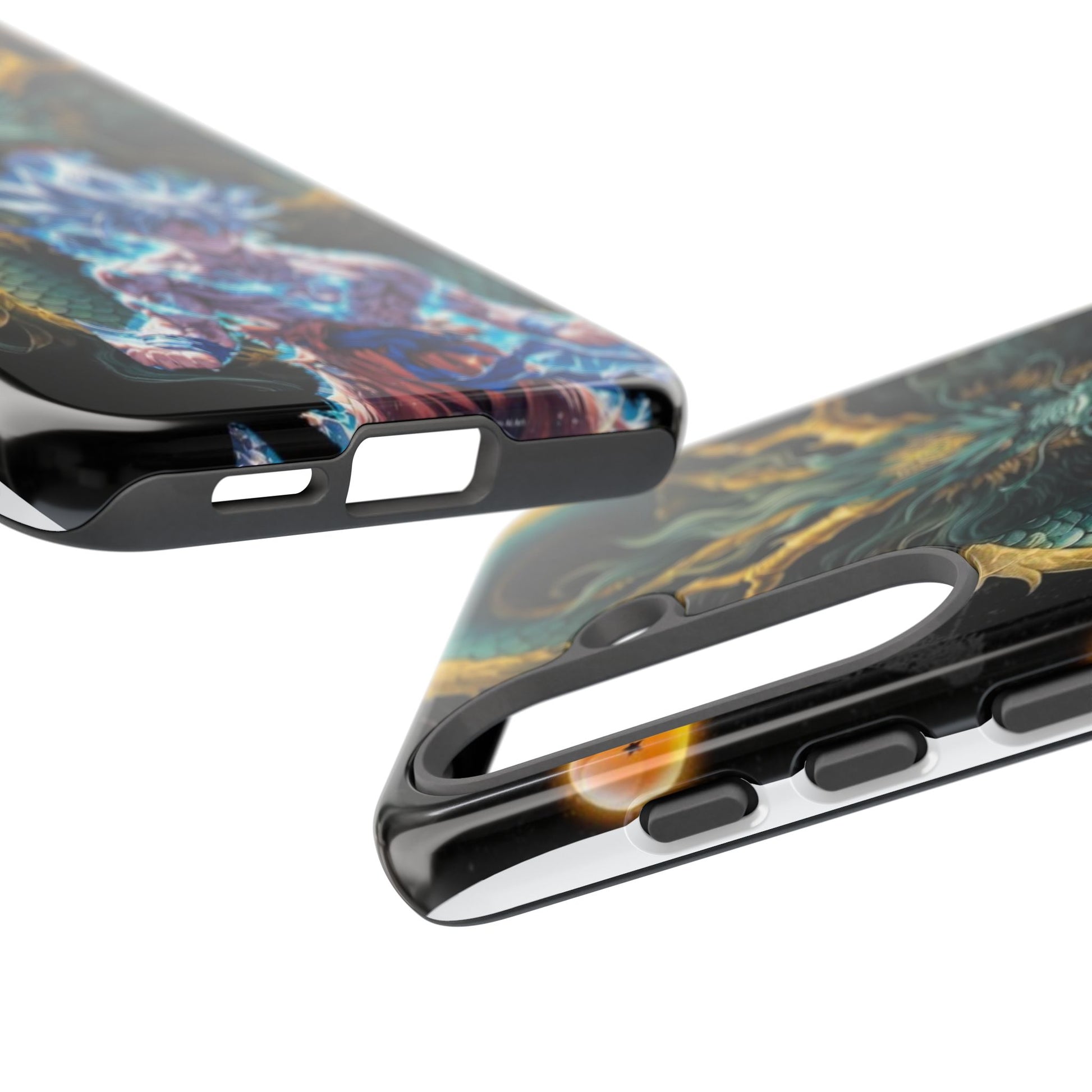 Anime Goku x Shenron Dragonball Z Tough Cases for iPhones, Samsung, and Pixel