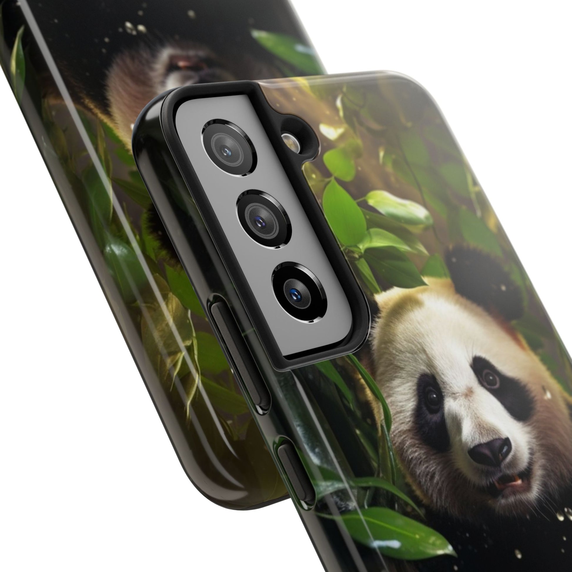 Smiling Panda Theme Phone Cases for iPhones & Samsung Phones