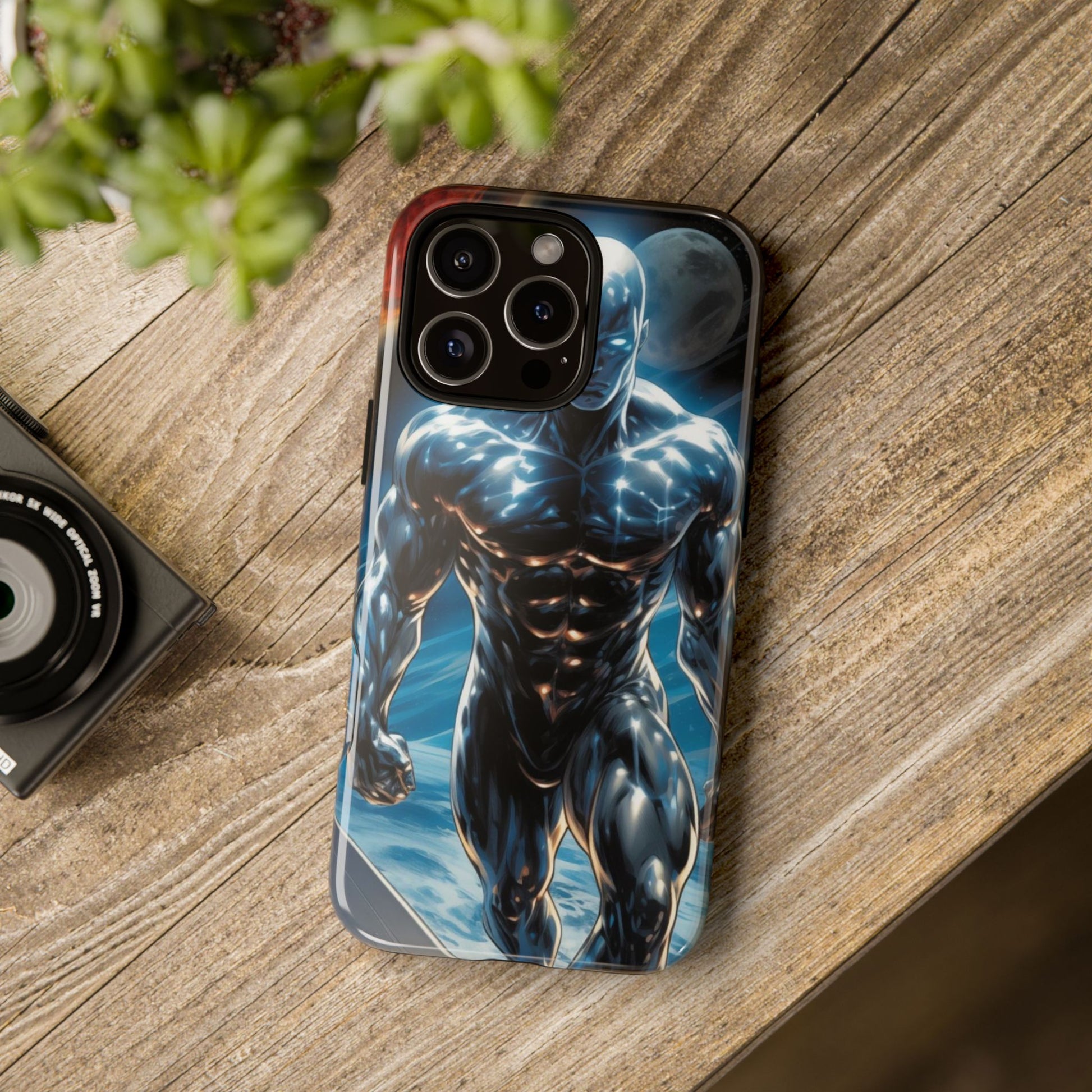 The Silver Surfer Comic Art Phone Case, Tough Cases for iPhones, Samsung, and Pixel