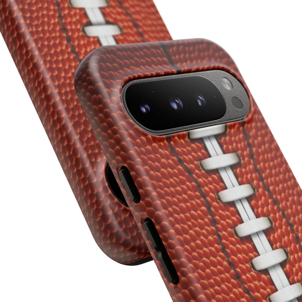 Football Pigskin Print Tough Cases for iPhones, Samsung, and Pixel