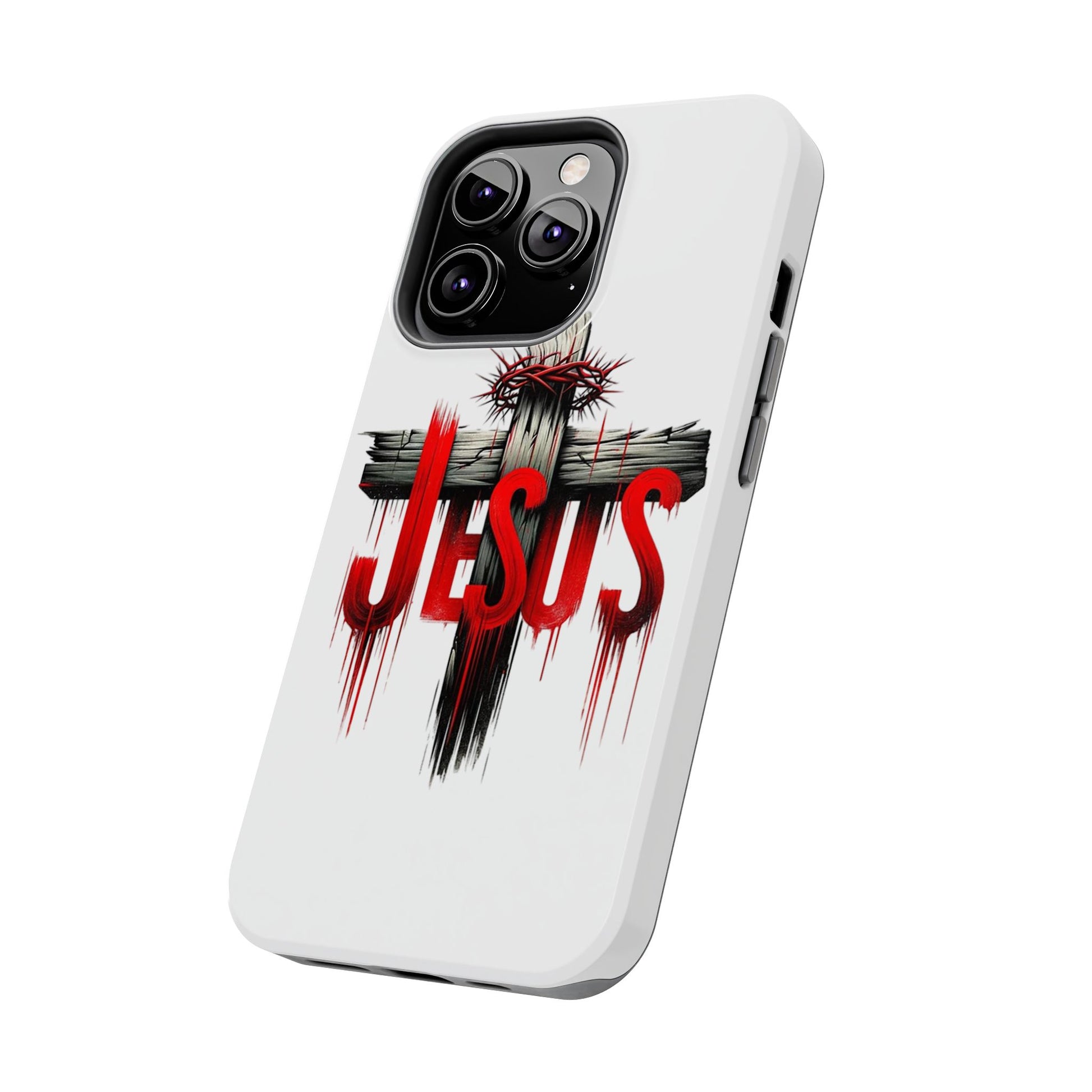 Jesus Cross and Crown Christian Theme Phone Cases for iPhones & Samsung Phones