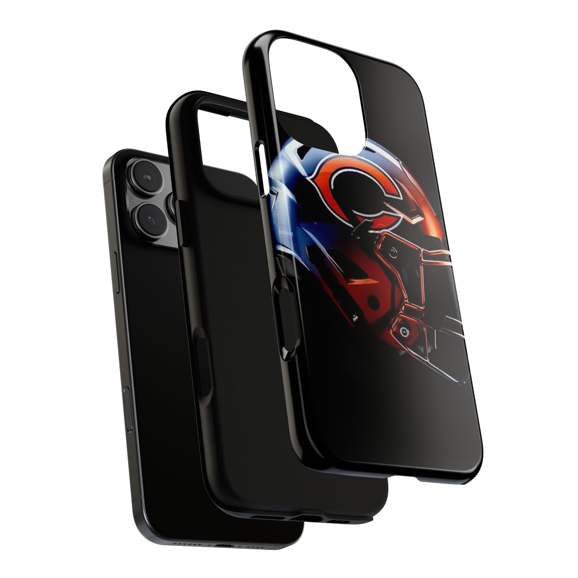 Football Helmet Chicago Bears Phone Case, Tough Cases for iPhones, Samsung, and Pixel