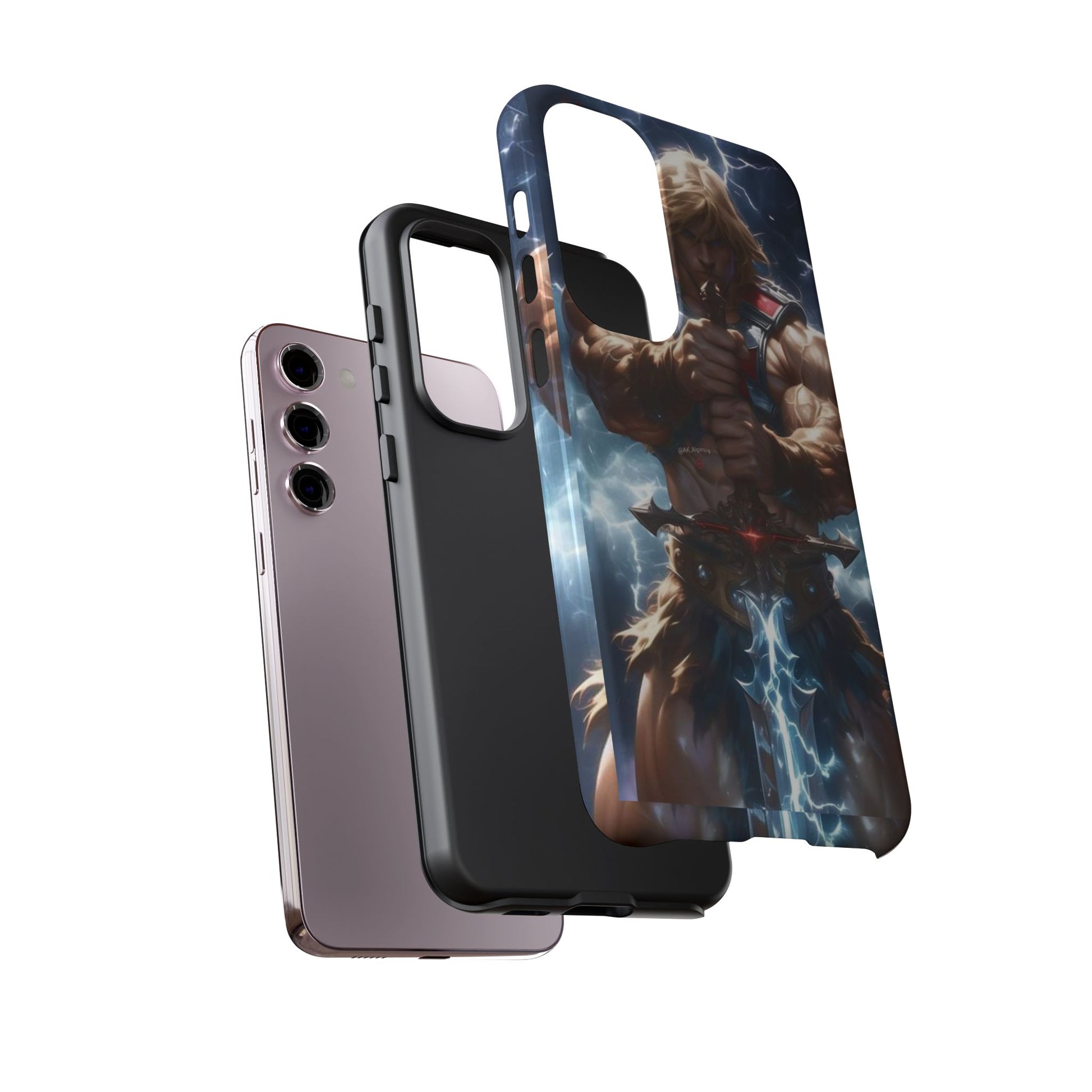 He-Man Masters of the Universe Tough Cases for iPhones, Samsung, and Pixel