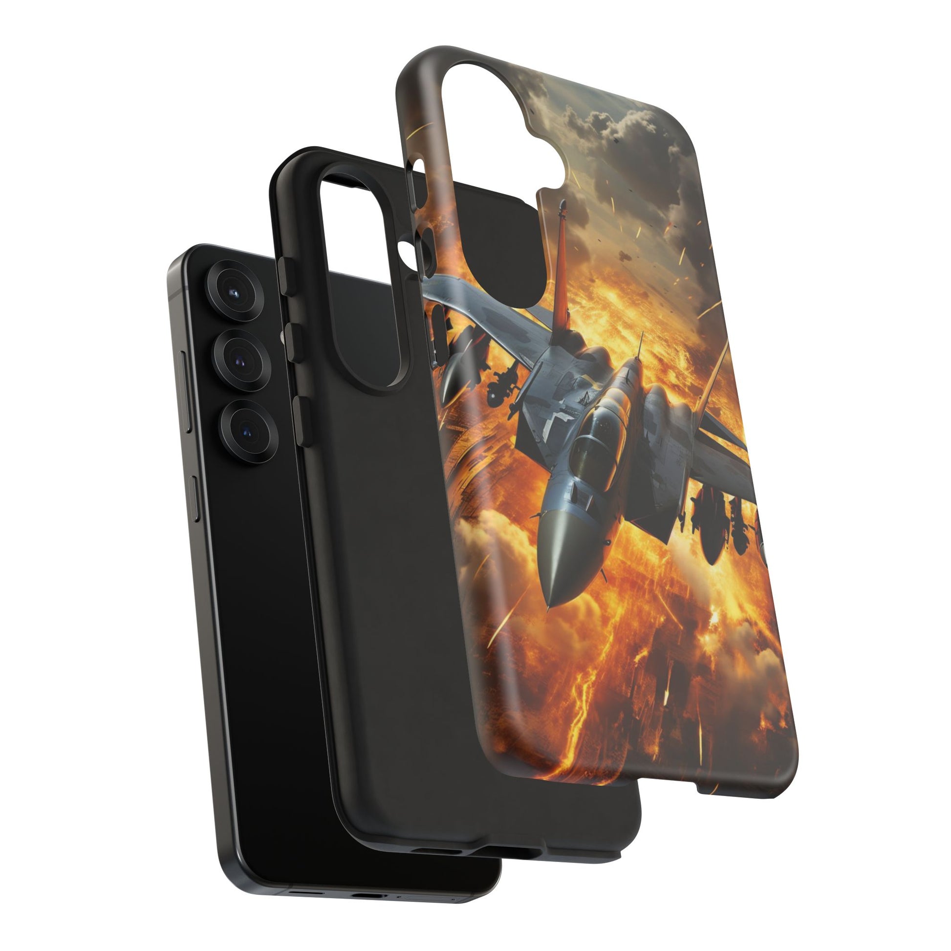 F-15 Fighter Jet Tough Cases for iPhones, Samsung, and Pixel