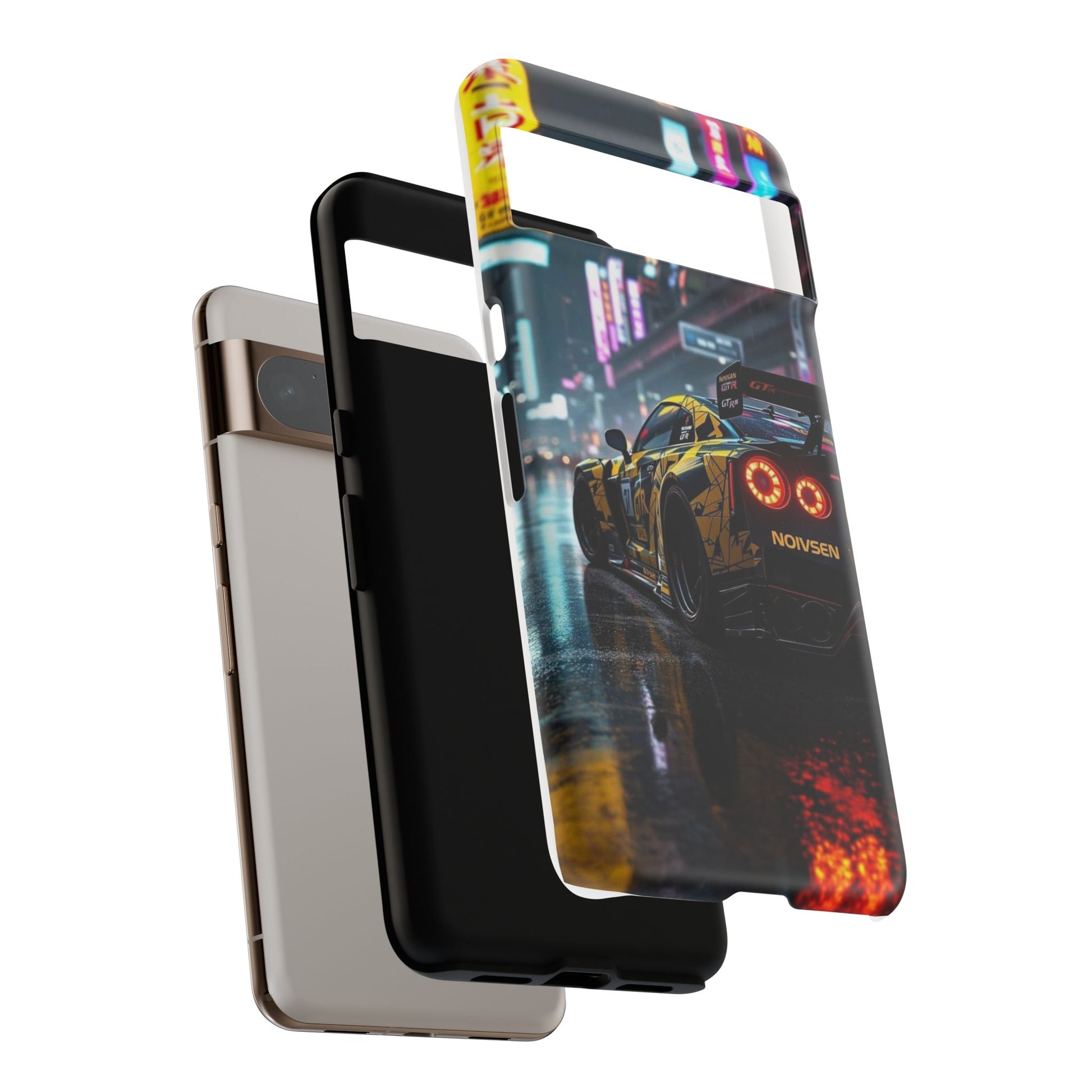 Nissan GTR in Japan Art Tough Cases for iPhones, Samsung, and Pixel